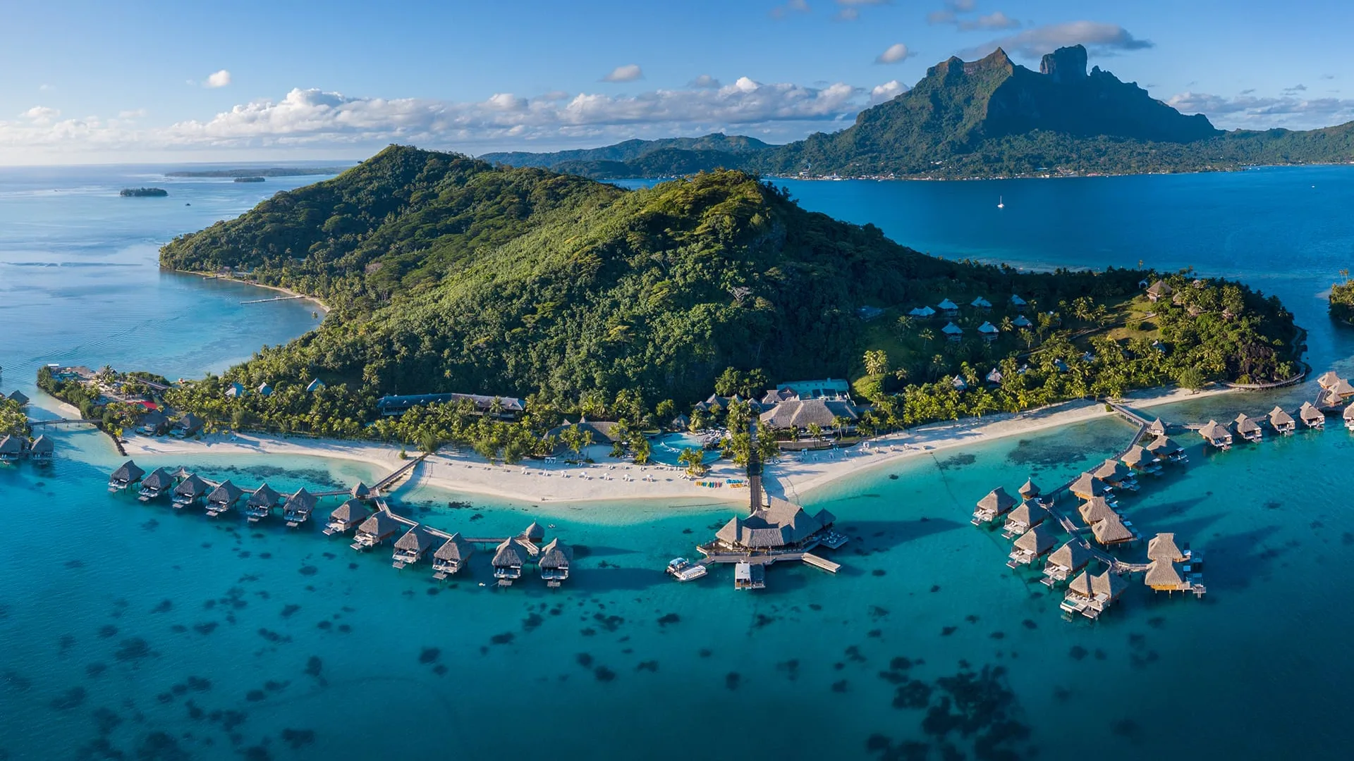 Conrad Bora Bora Nui Hilton Conrad Bora Bora Nui aerial