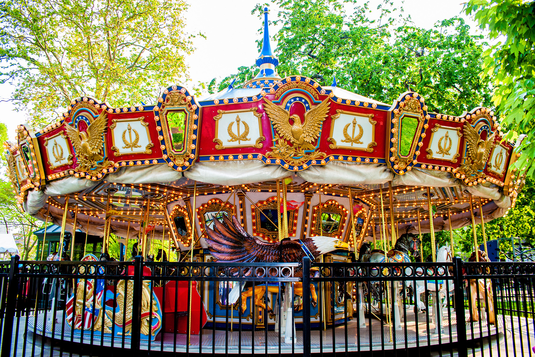 Franklin Square carousel Philadelphia 