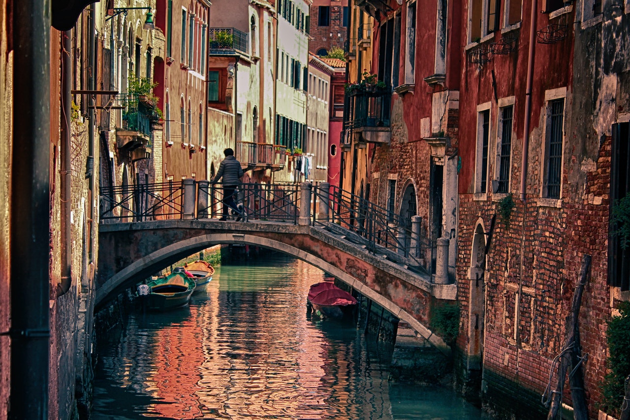 Streets of Venice Italy