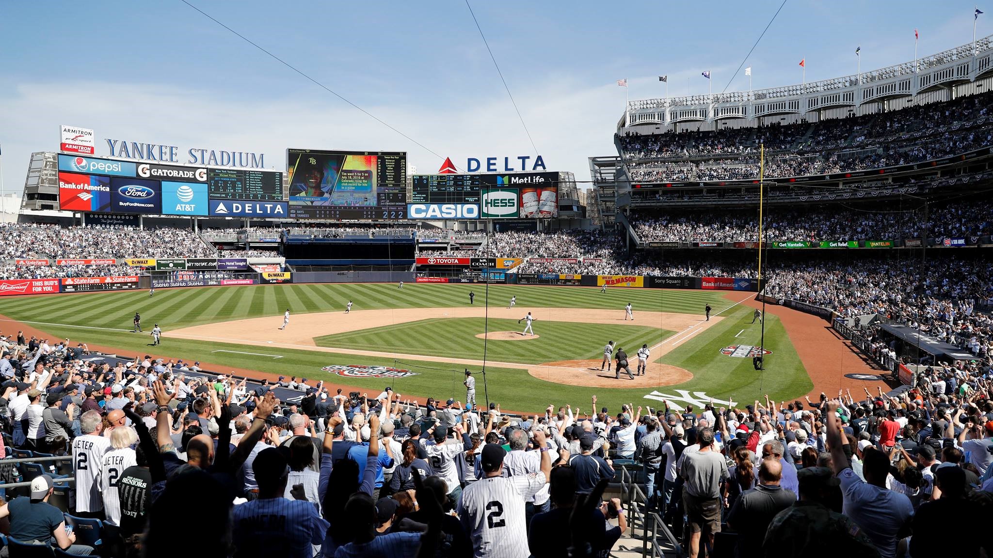 Yankees Stadium crowd