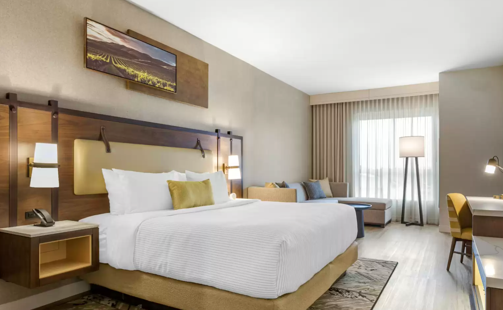 Cambria Hotel Sonoma Wine Country guest room