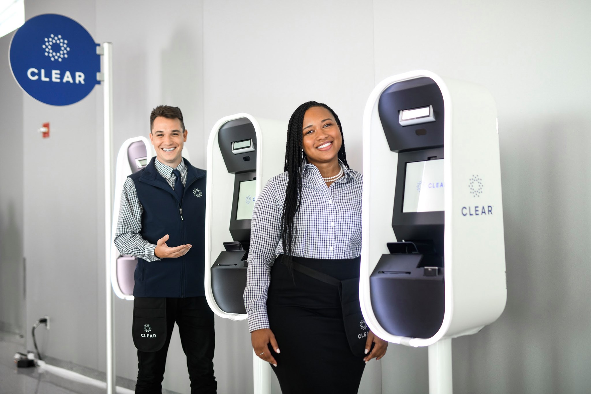 Clear agents at kiosks