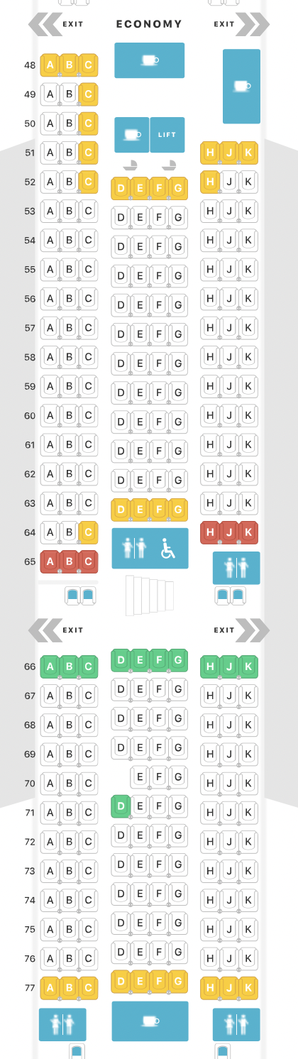 QF A380 Y Layout 1