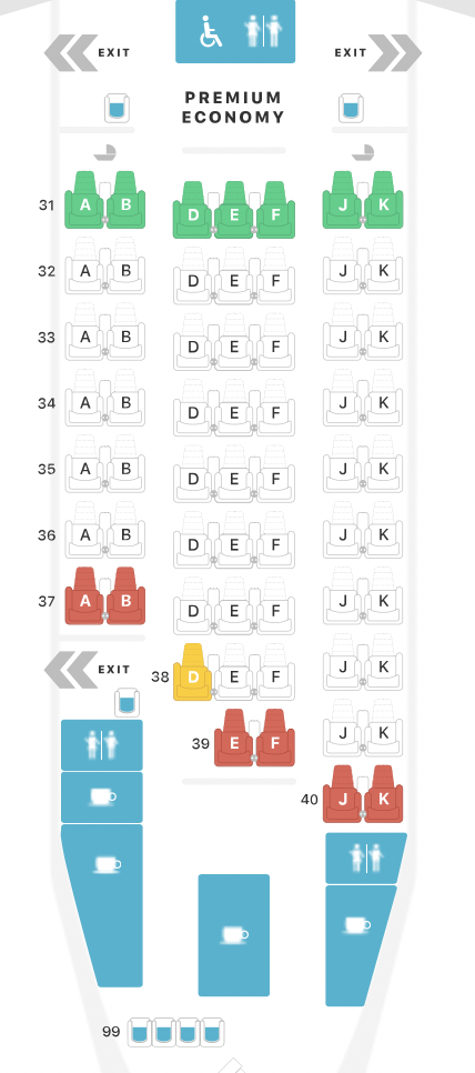 Qf A380 PEY Layout