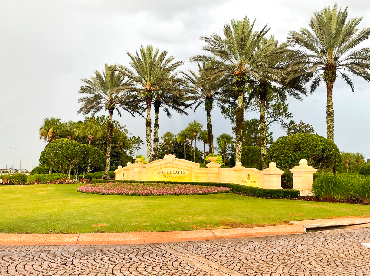 Ritz Carlton Orlando Grande Lakes Entrance Sign