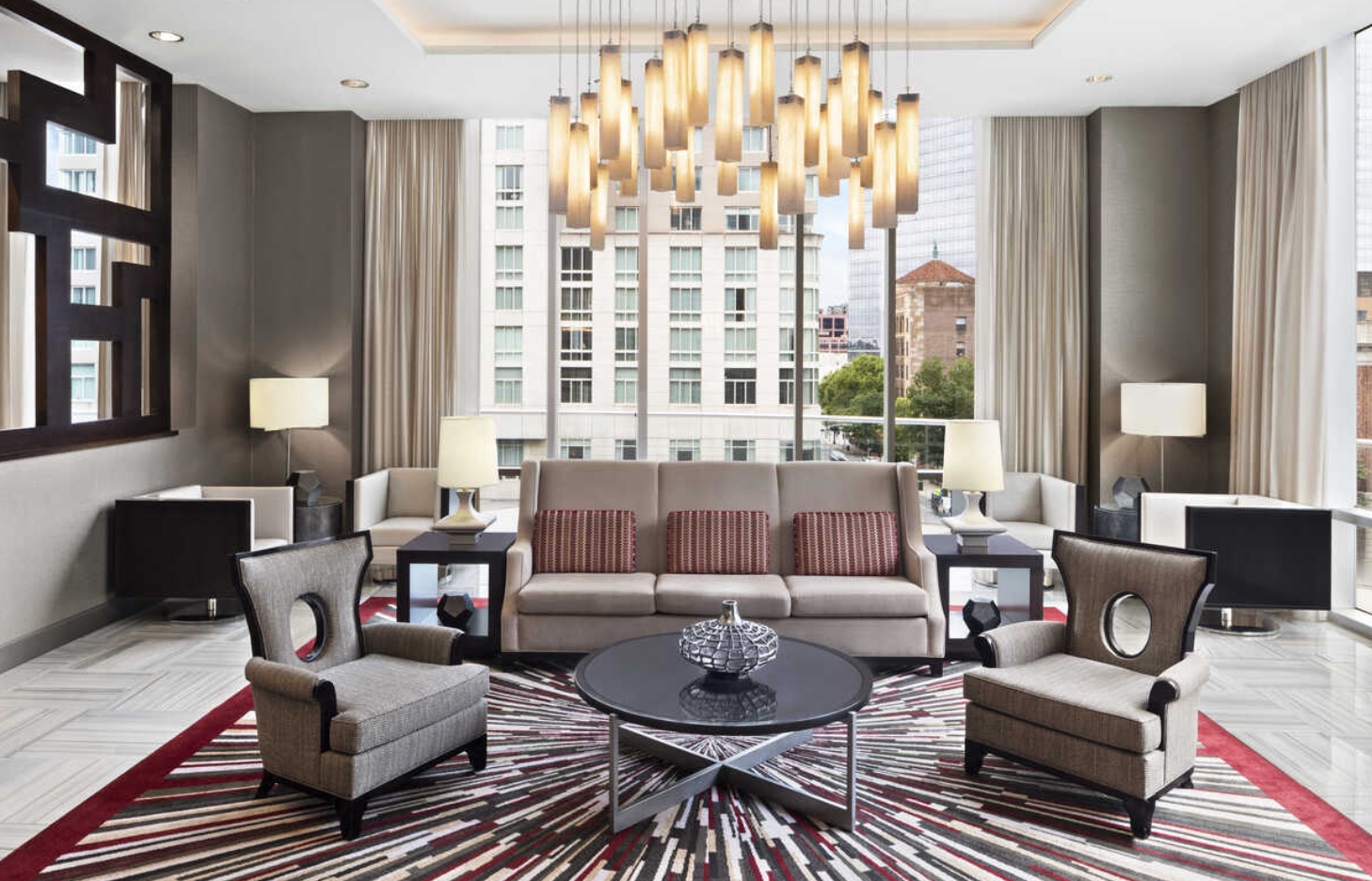 lobby at Cambria Hotel White Plains Downtown