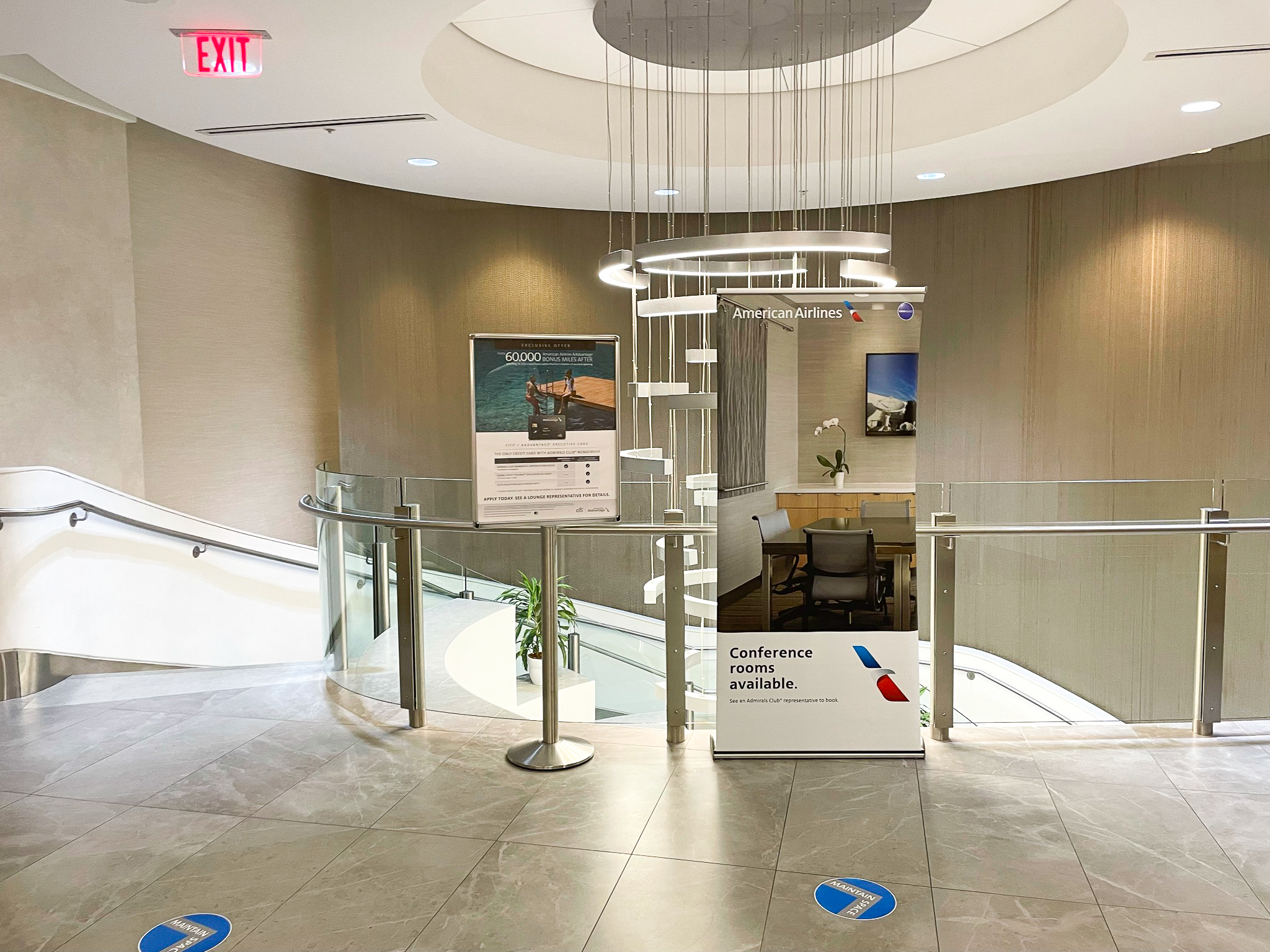 Admirals Club Miami International Airport Signage
