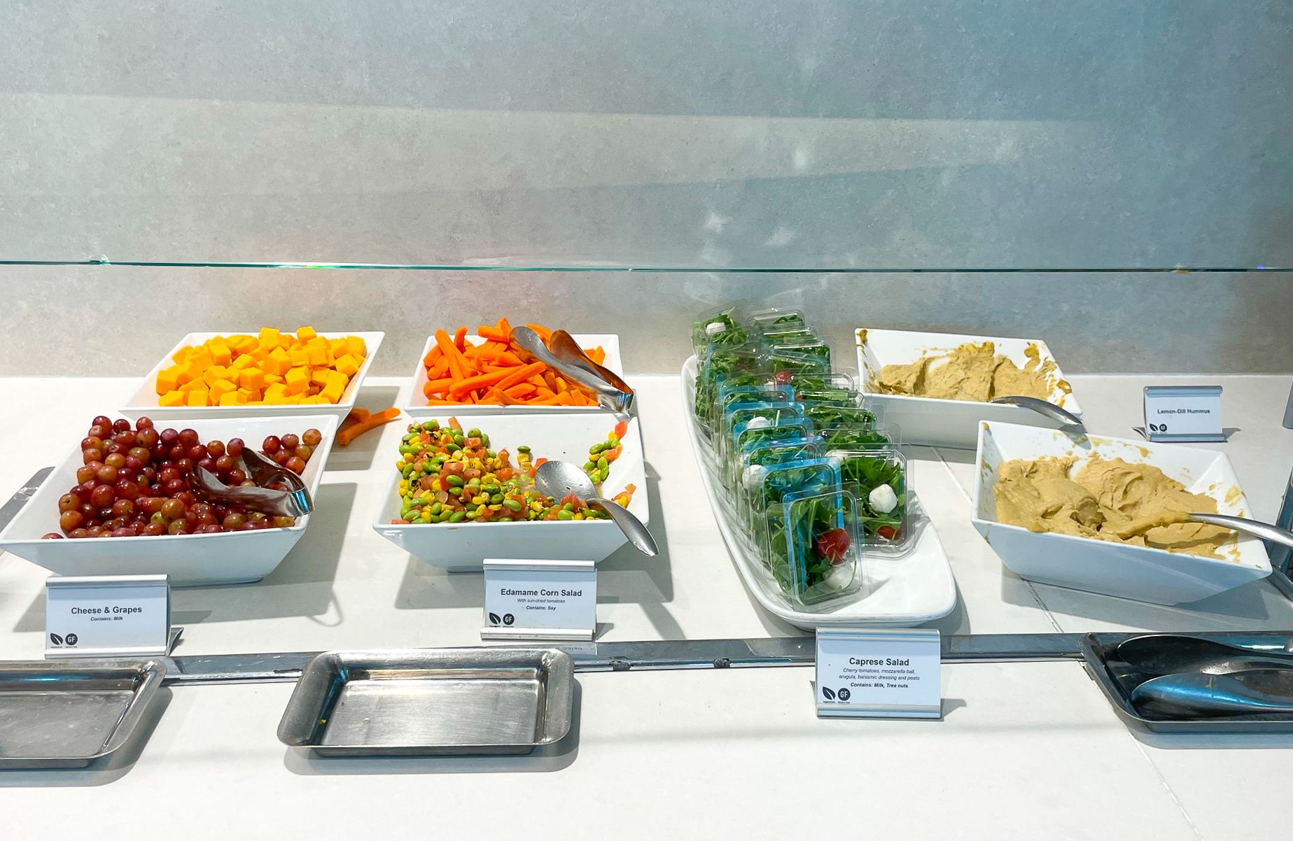 Admirals Club Miami International Airport Snacks