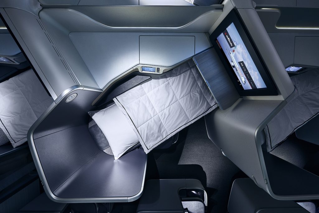 Air Canada Signature Class top view