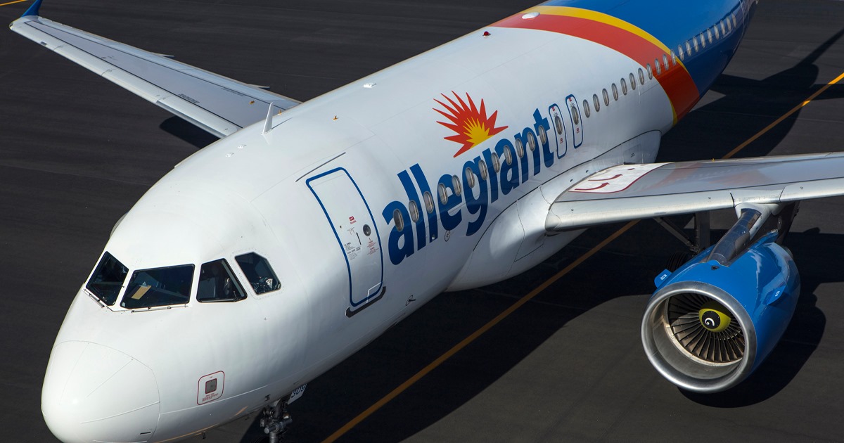 Allegiant airplane