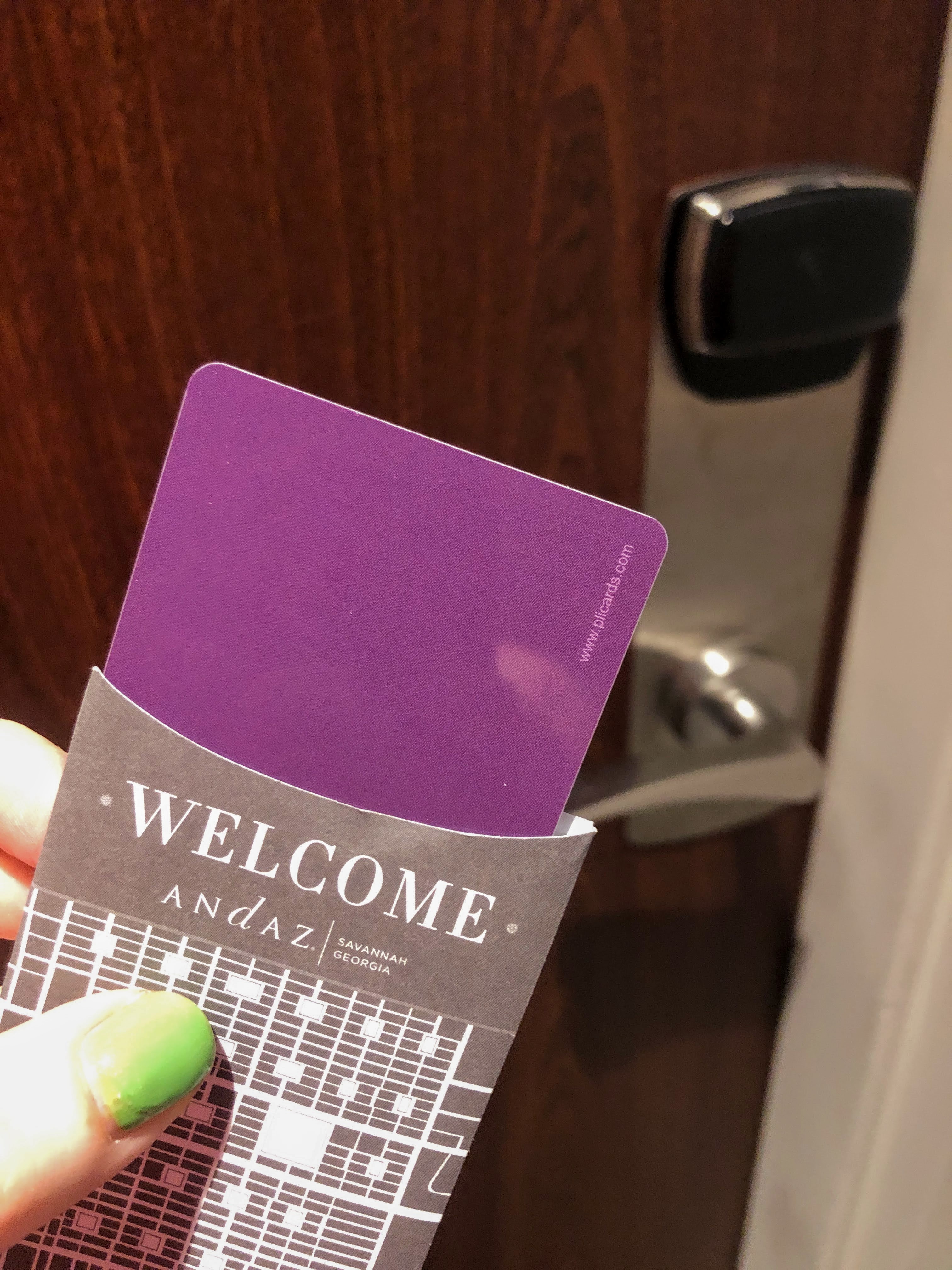 Andaz Savannah room key