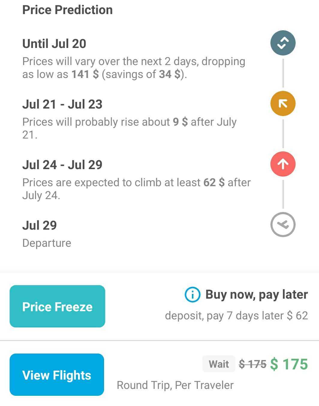 Hopper Price Freeze