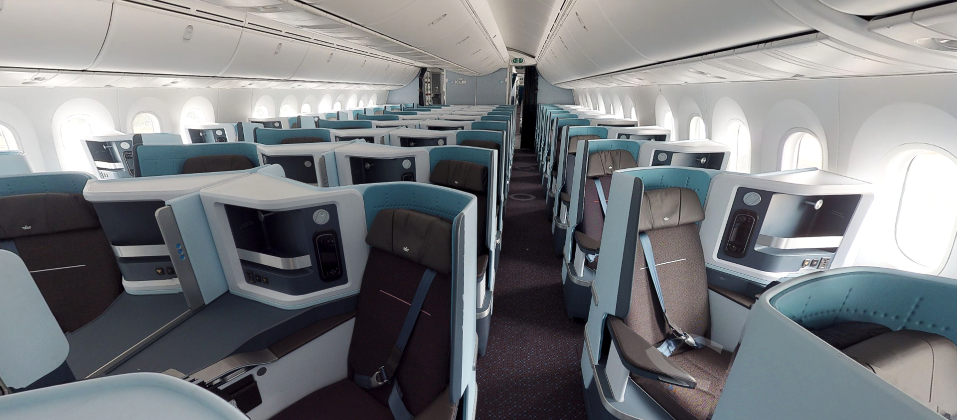 Eva Air Royal Laurel Class business passenger sleeping