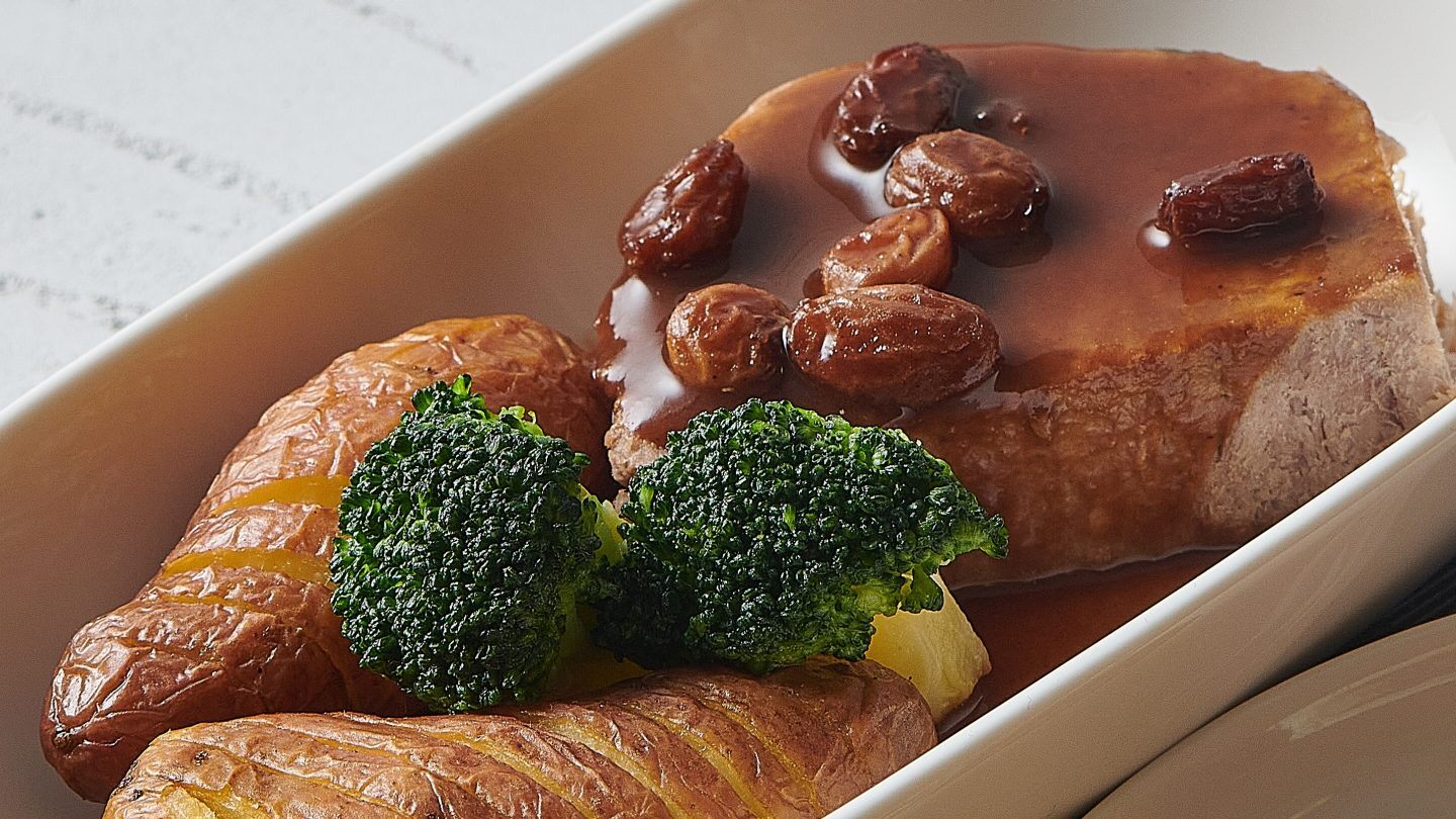 New Lufthansa business class food