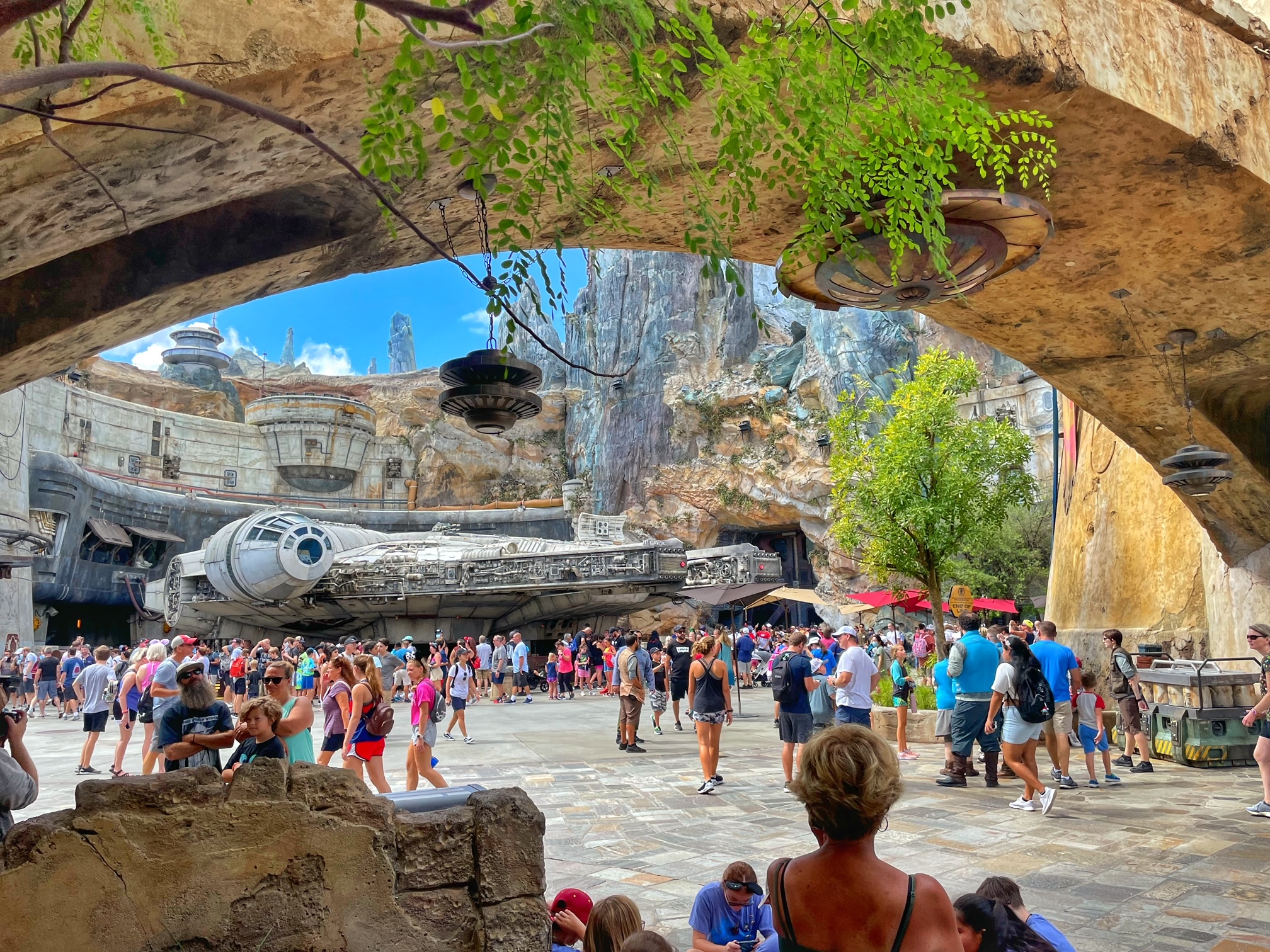 Millenium Falcon at Star Wars Galaxys Edge at Disneys Hollywood Studios