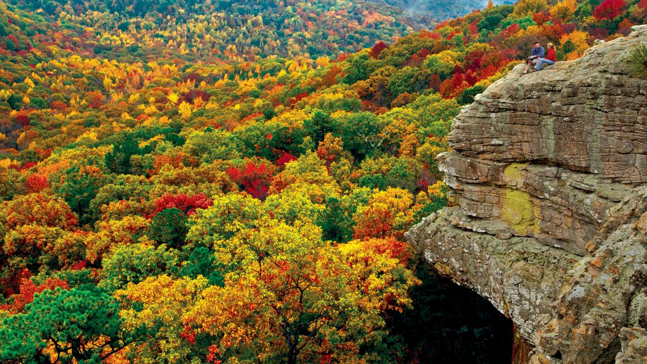 Sams Throne in Ozark National Forest 