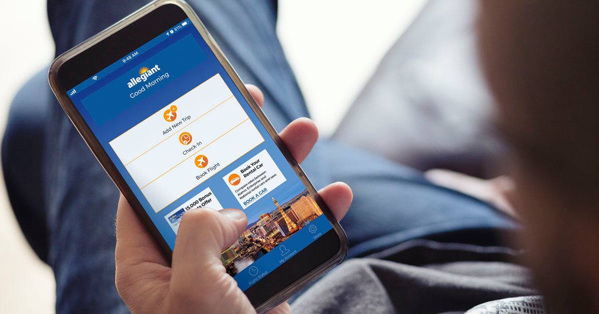 Allegiant mobile app