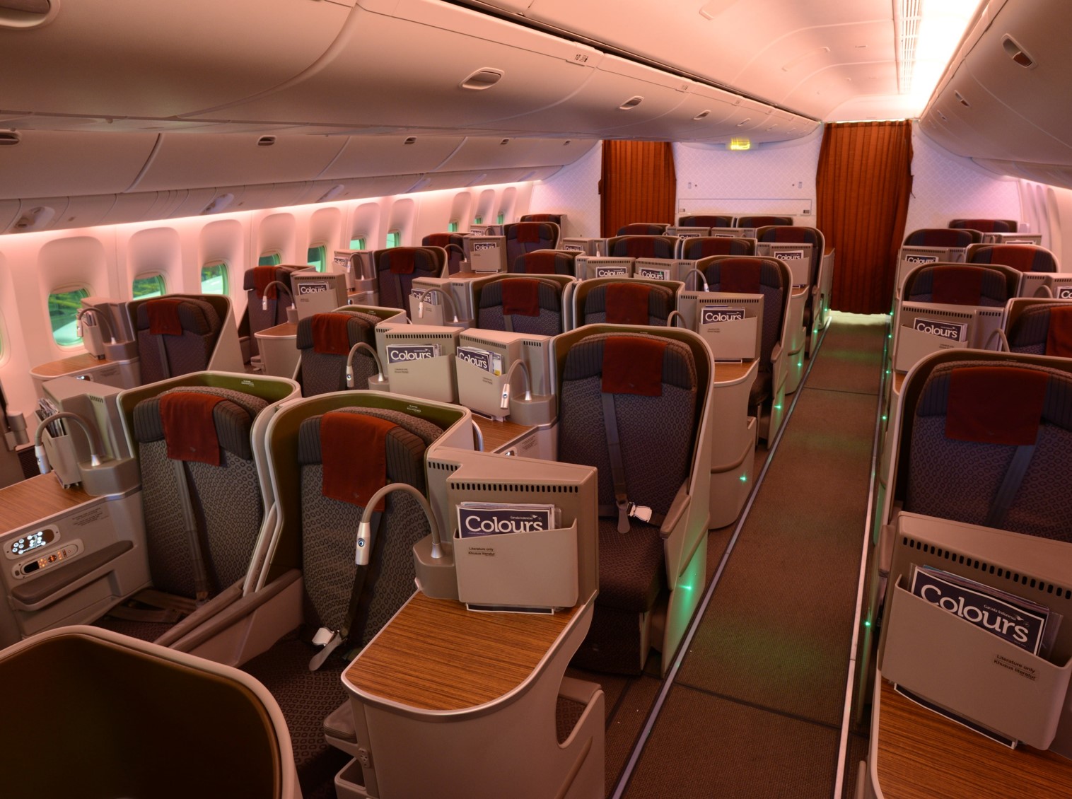 Garuda Business Class Cabin Garuda Indonesia business class