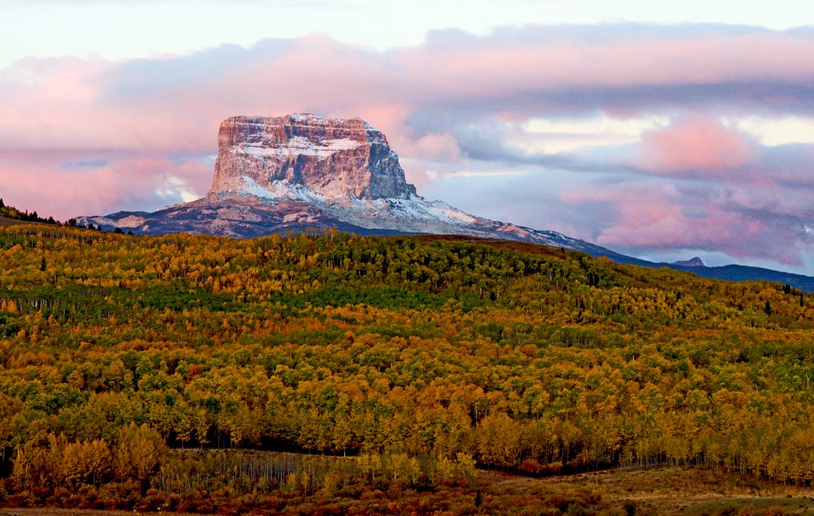 Glacier National Park fall foliage