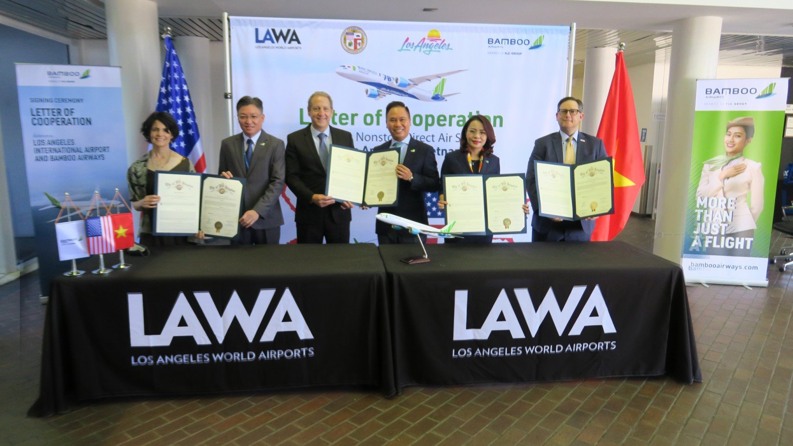 LA Tourism and Bamboo Airways