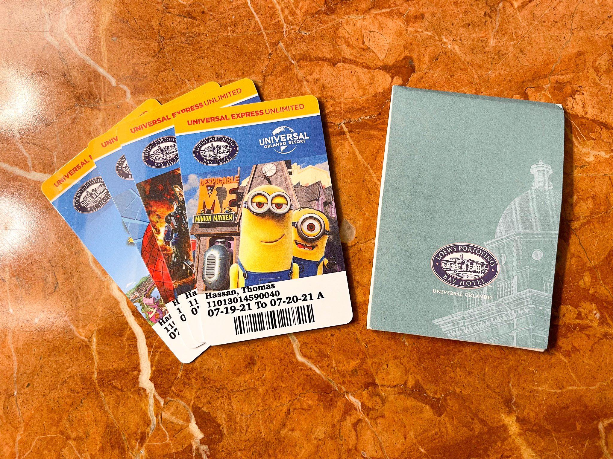 Loews Portofino Bay Orlando Universal Express Passes
