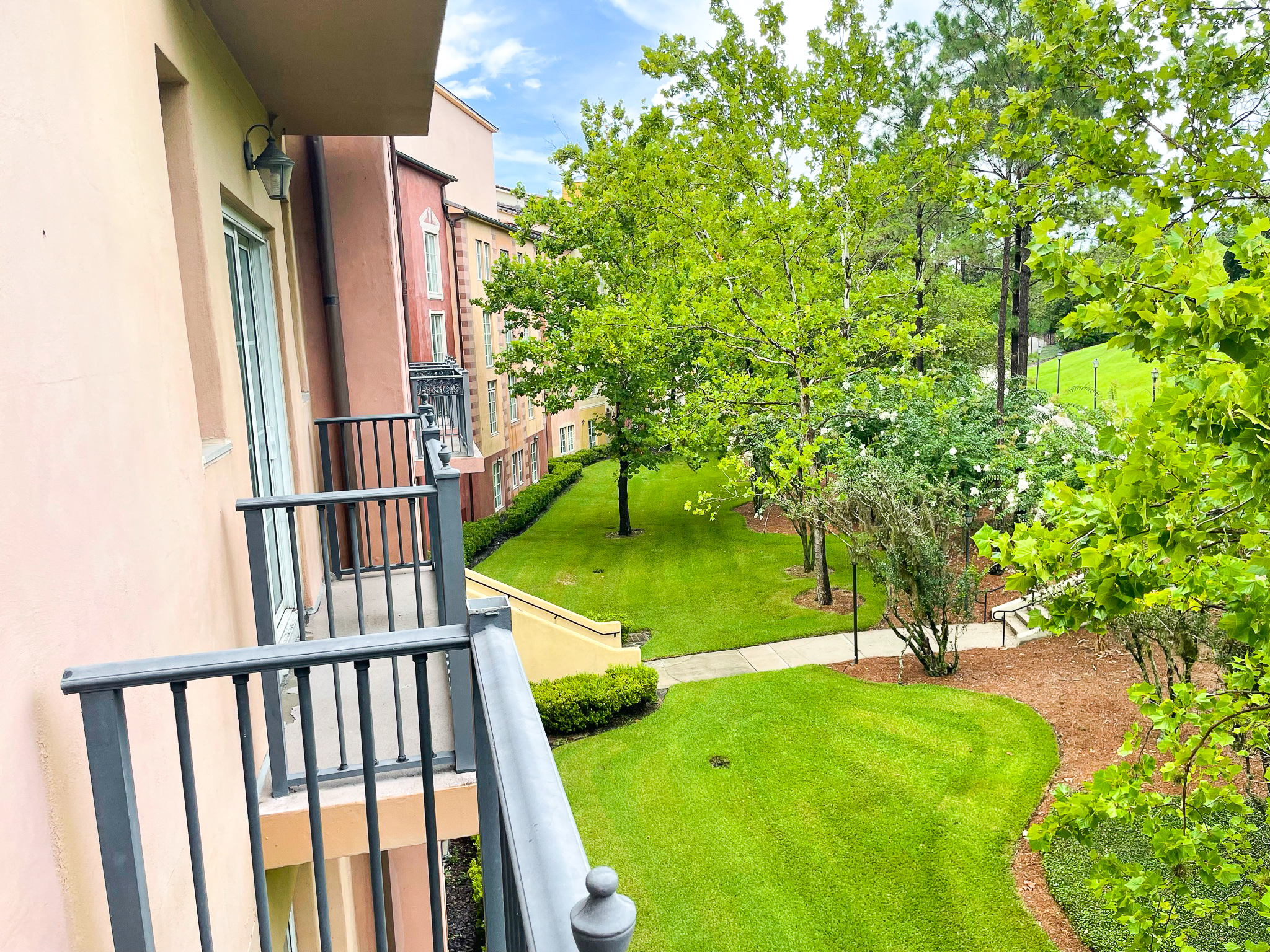 Loews Portofino Bay Orlando balcony view