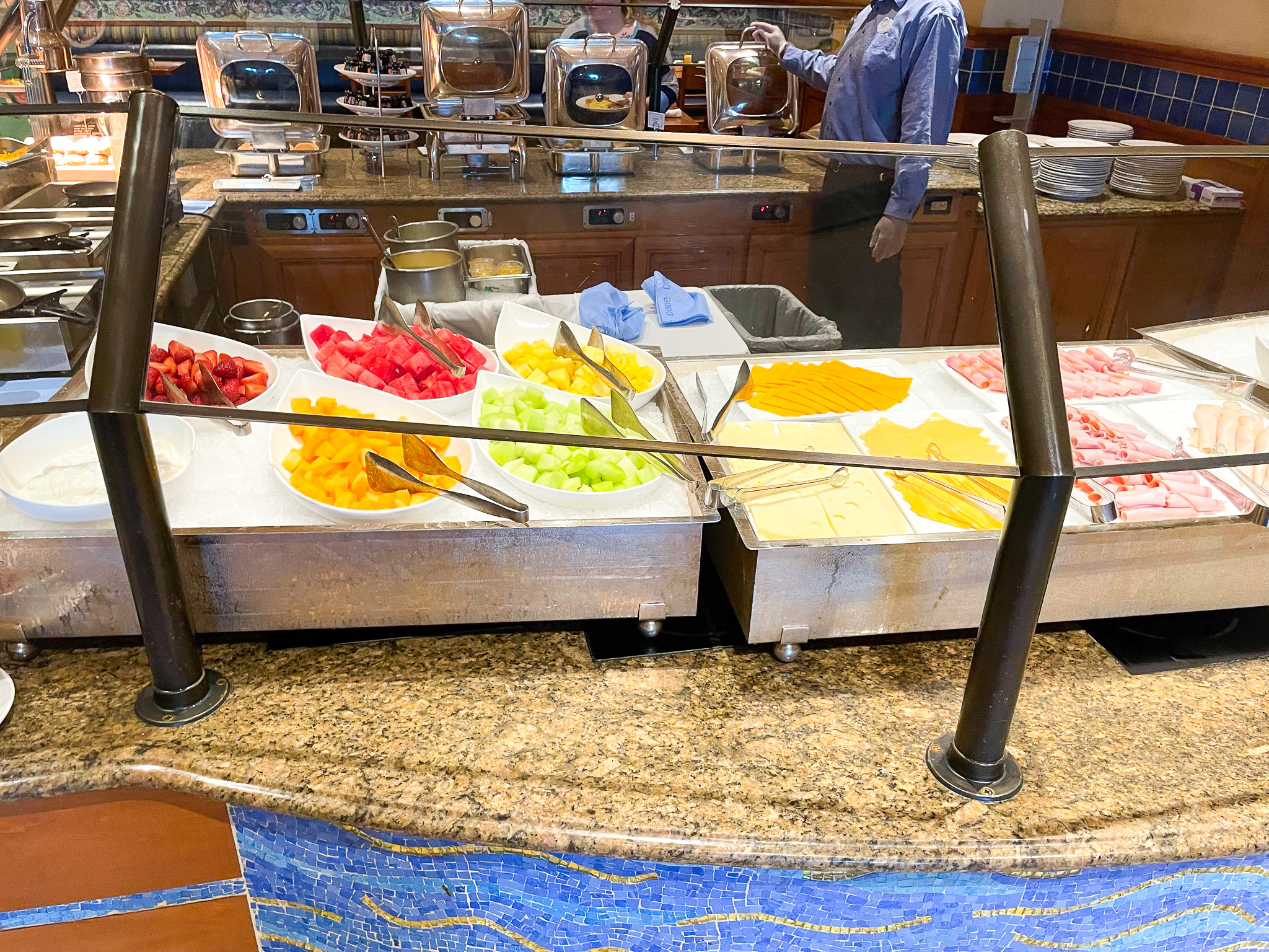 Loews Portofino Bay Orlando breakfast fruit