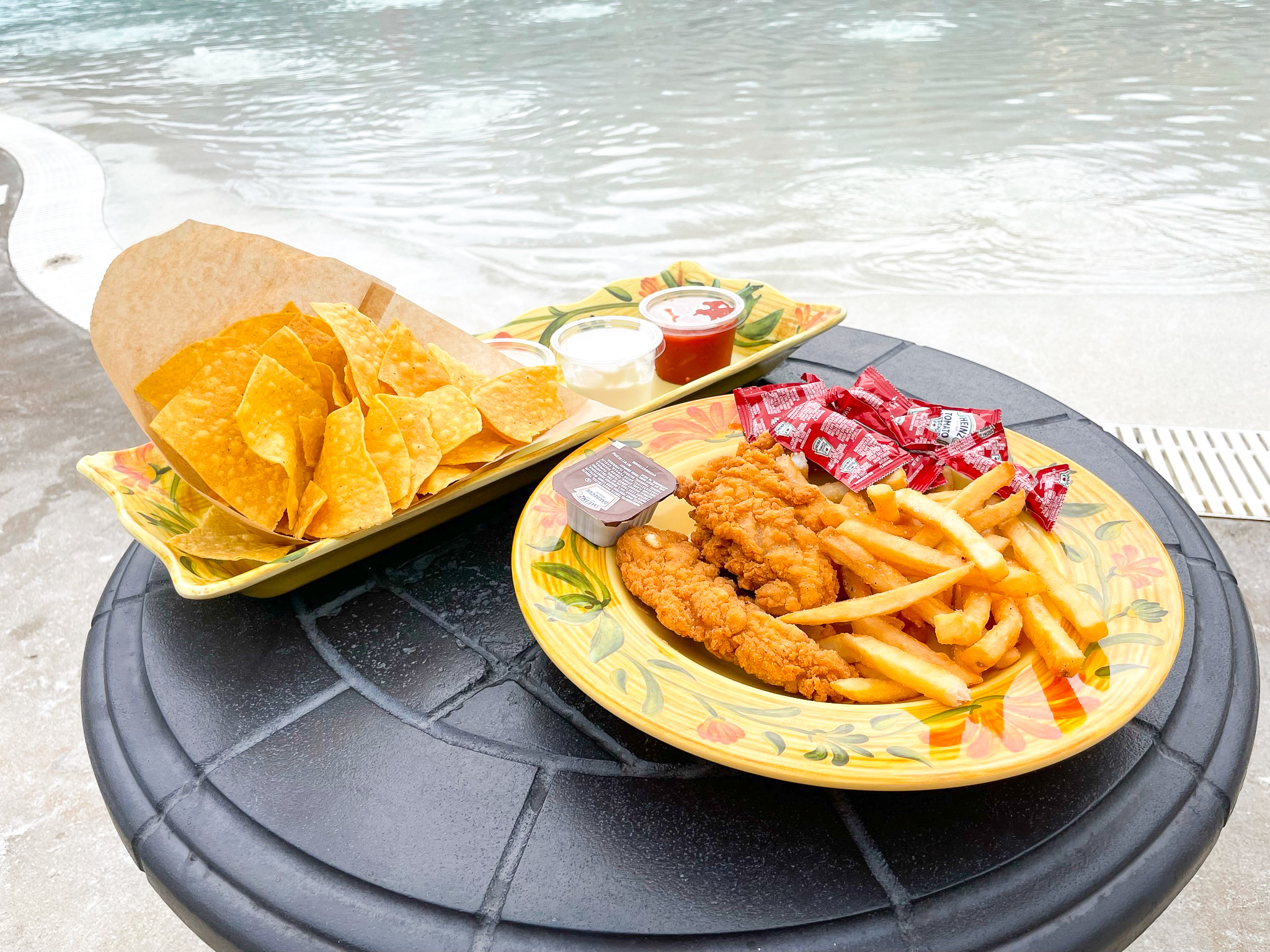 Loews Portofino Bay Orlando poolside snacks