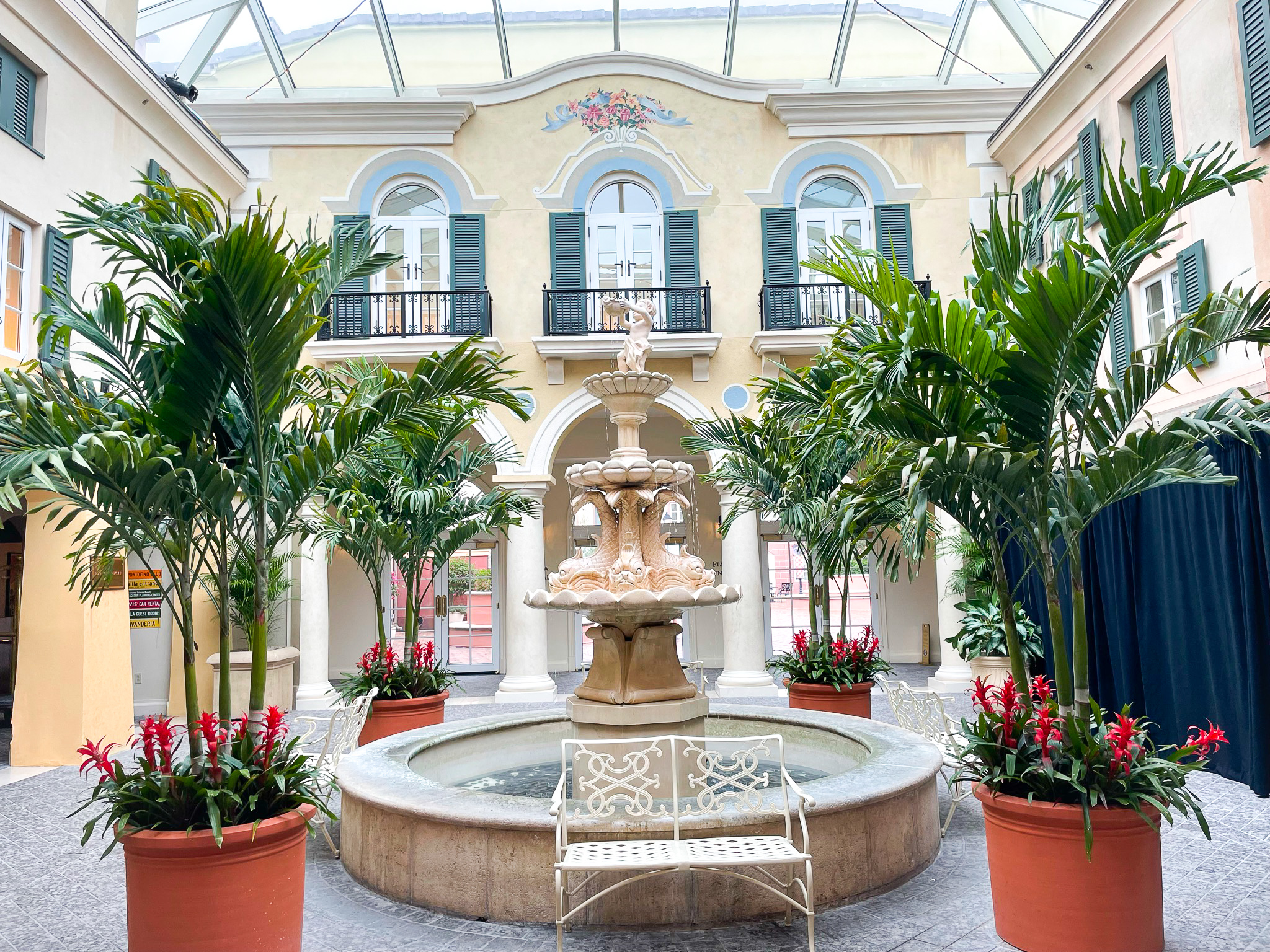 Loews Portofino Bay Orlando water feature