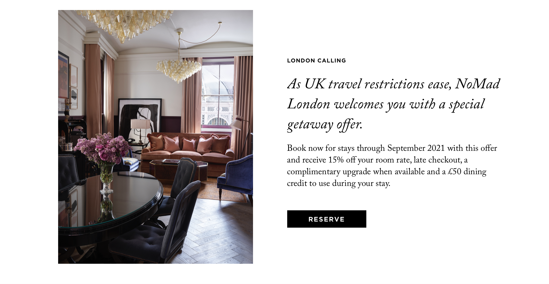 London Calling Offer