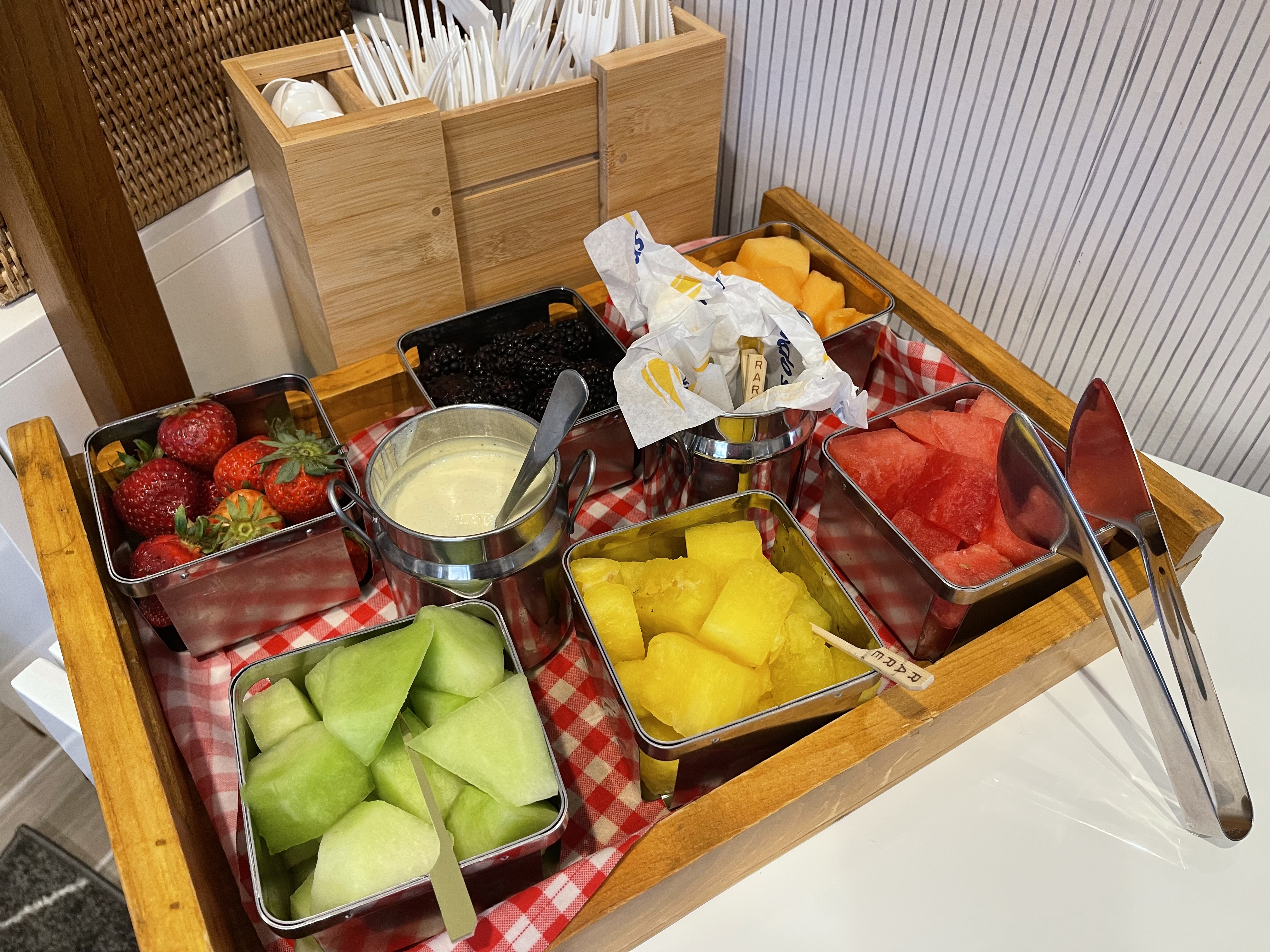 Amex US Open Suite Breakfast Fruit