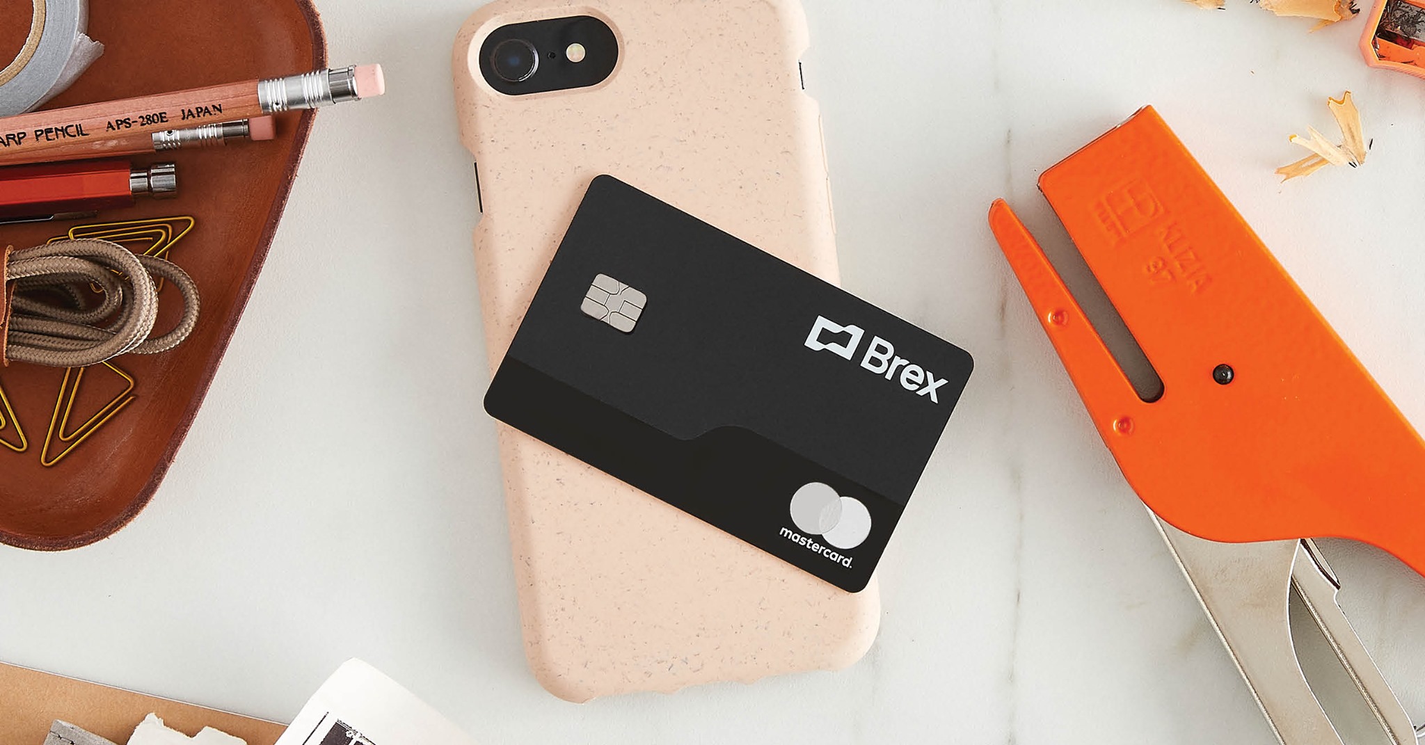 Brex card on phone