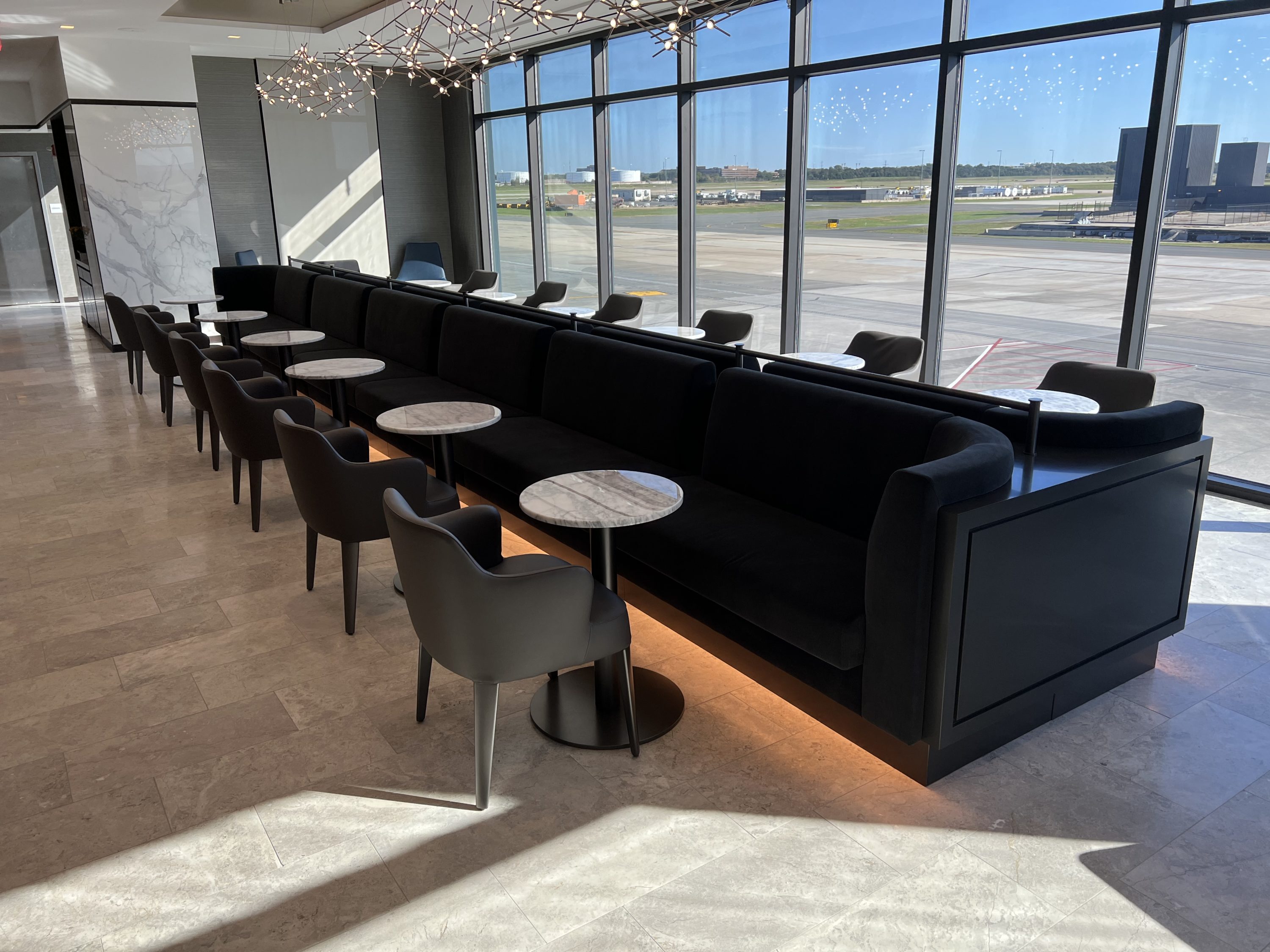 IAD Polaris Seating with Outside Views