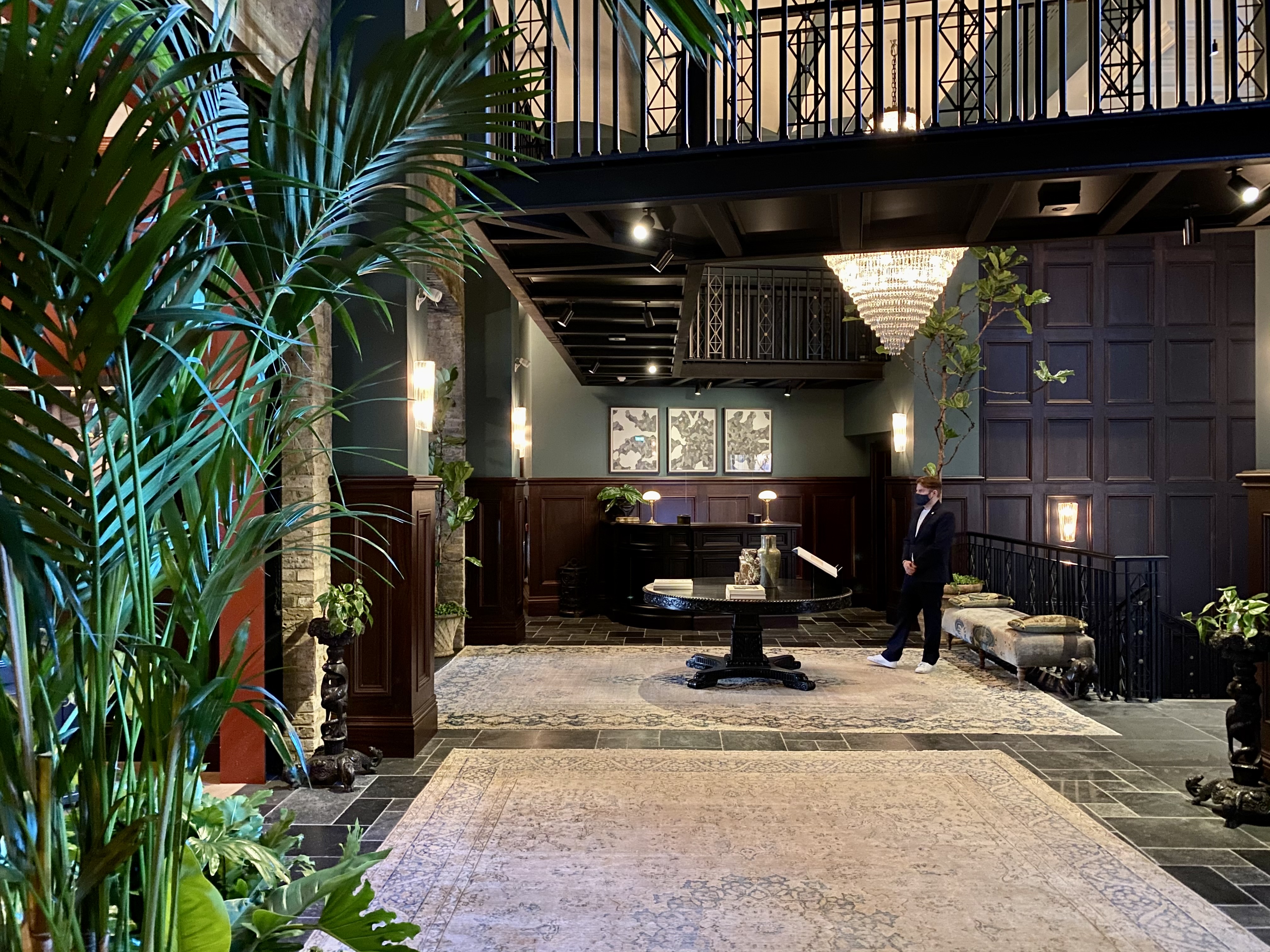 The NoMad London lobby and concierge 
