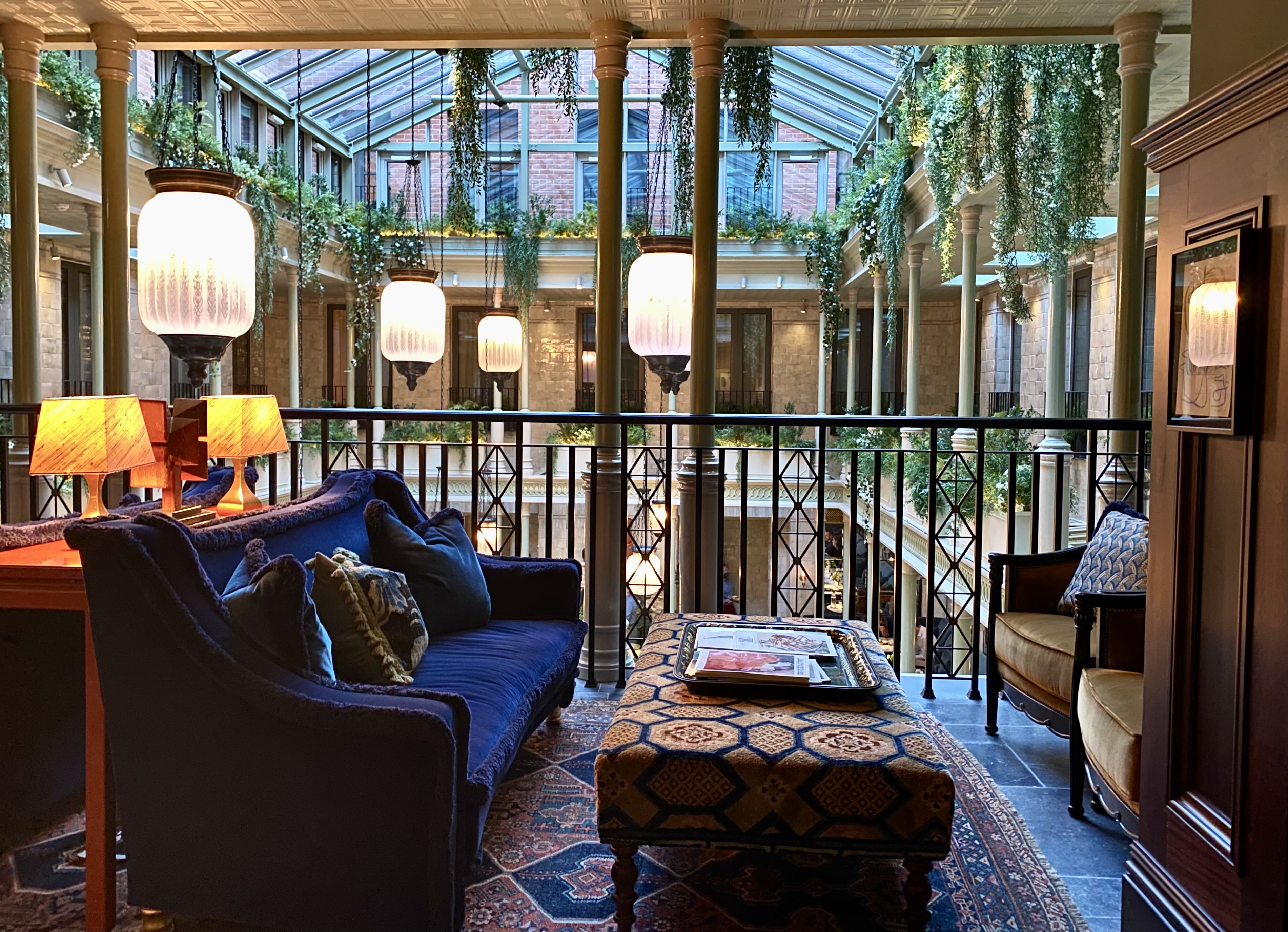 The mezzanine at The NoMad London 