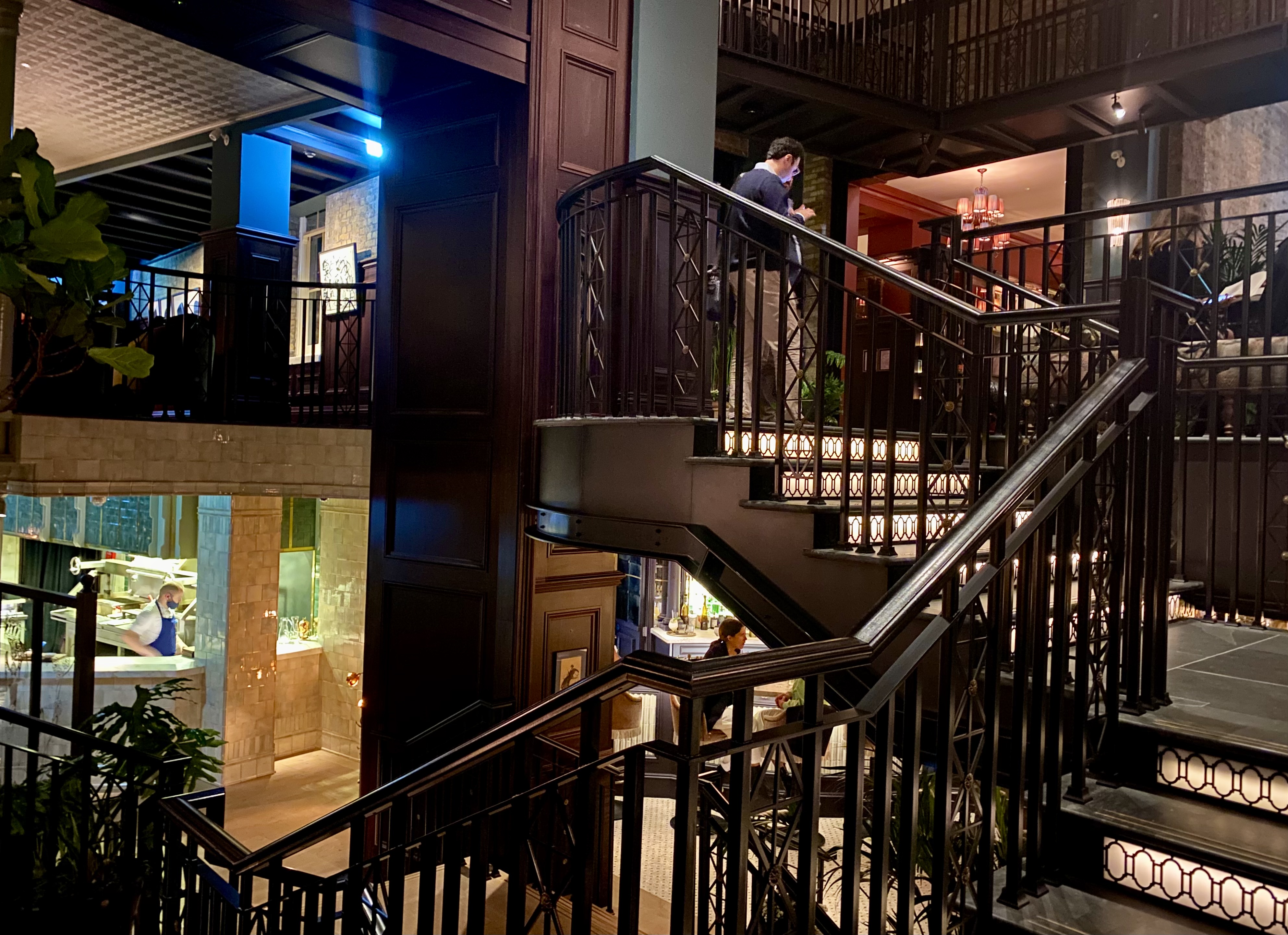 The NoMad London heading towards the Atrium bar