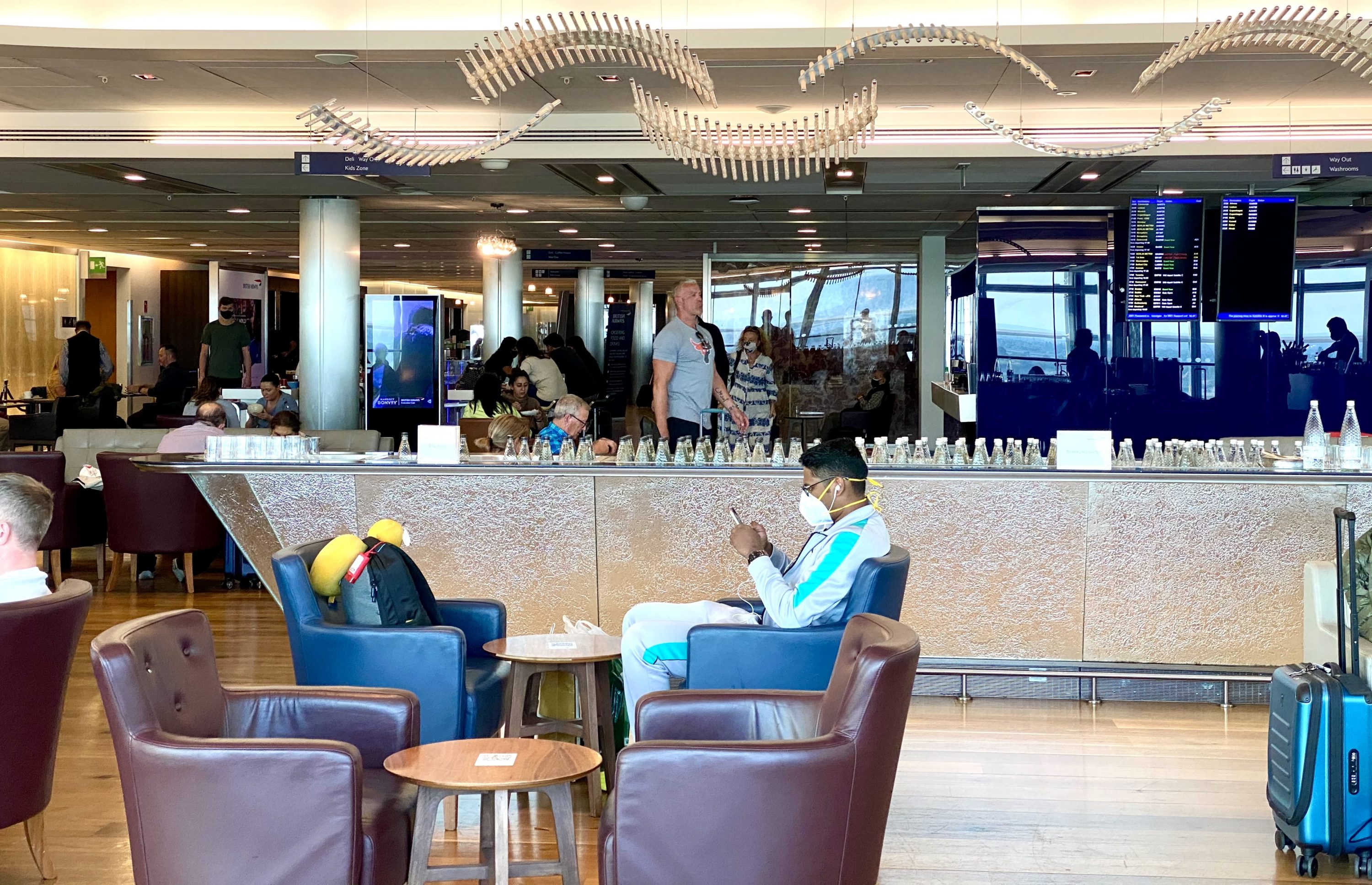 British Airways Galleries South Lounge seating