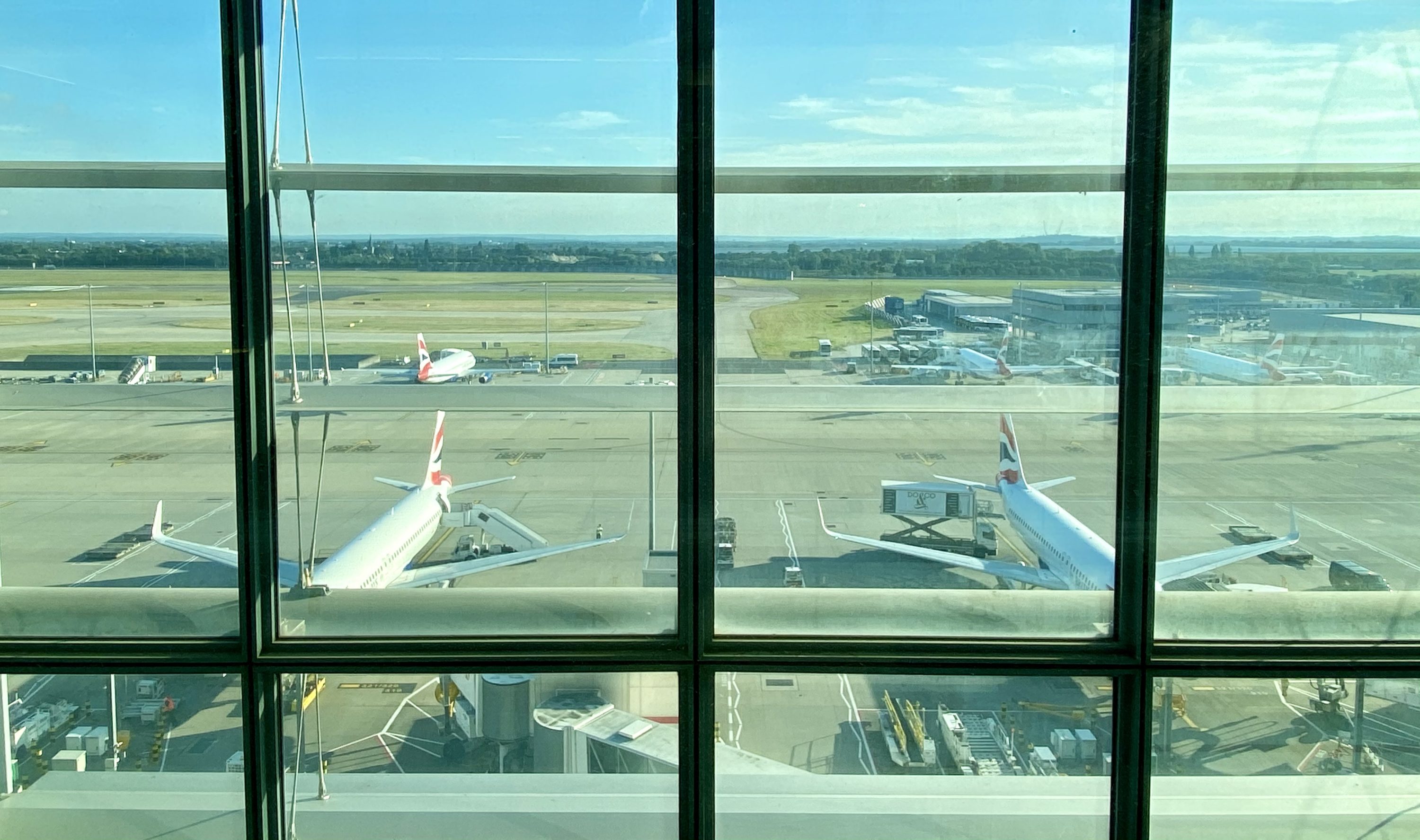 British Airways Galleries South Lounge Union apron views