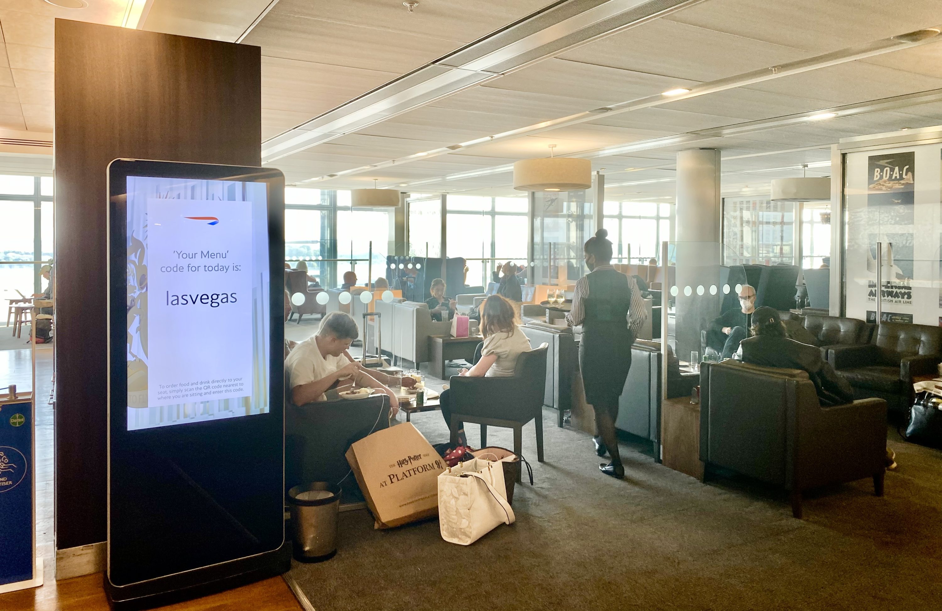 British Airways Galleries South Lounge seating