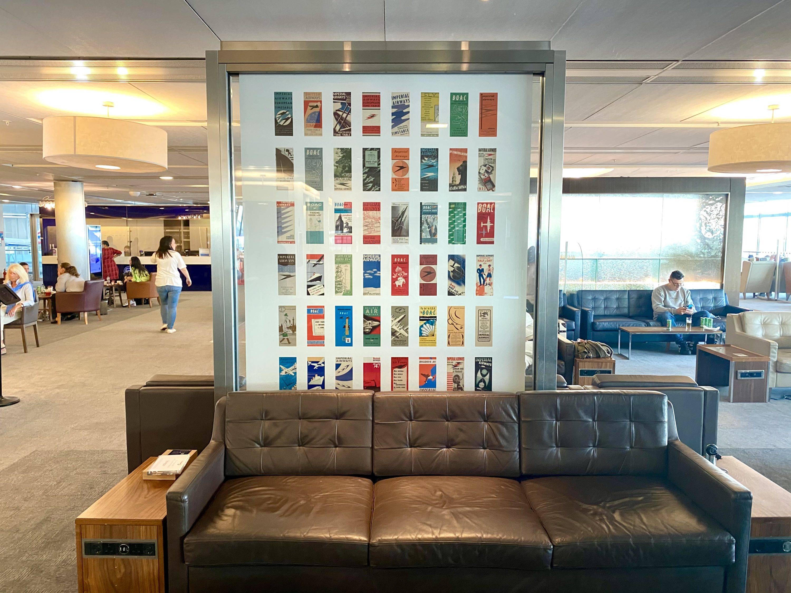 British Airways Galleries South Lounge seating