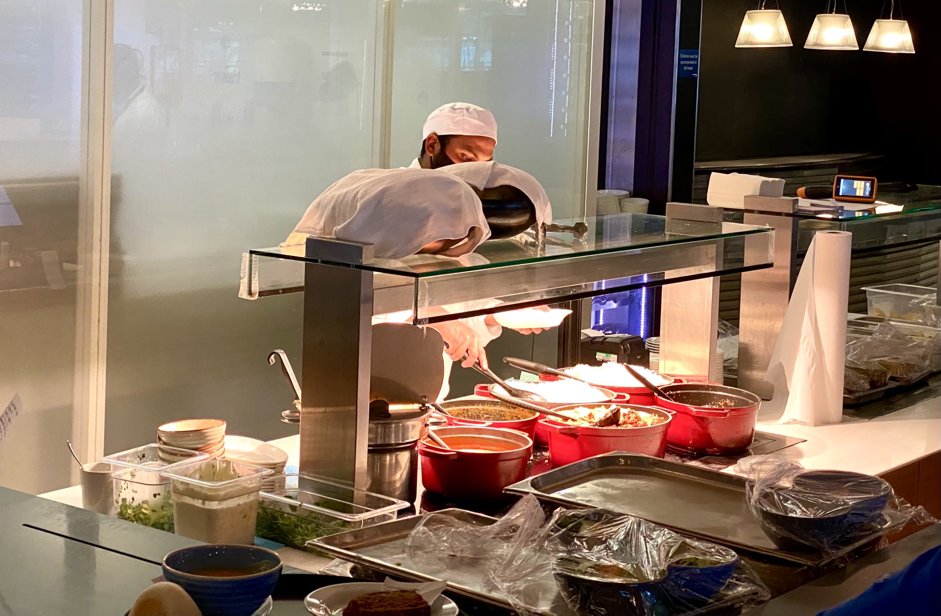 British Airways Galleries South Lounge Union food station