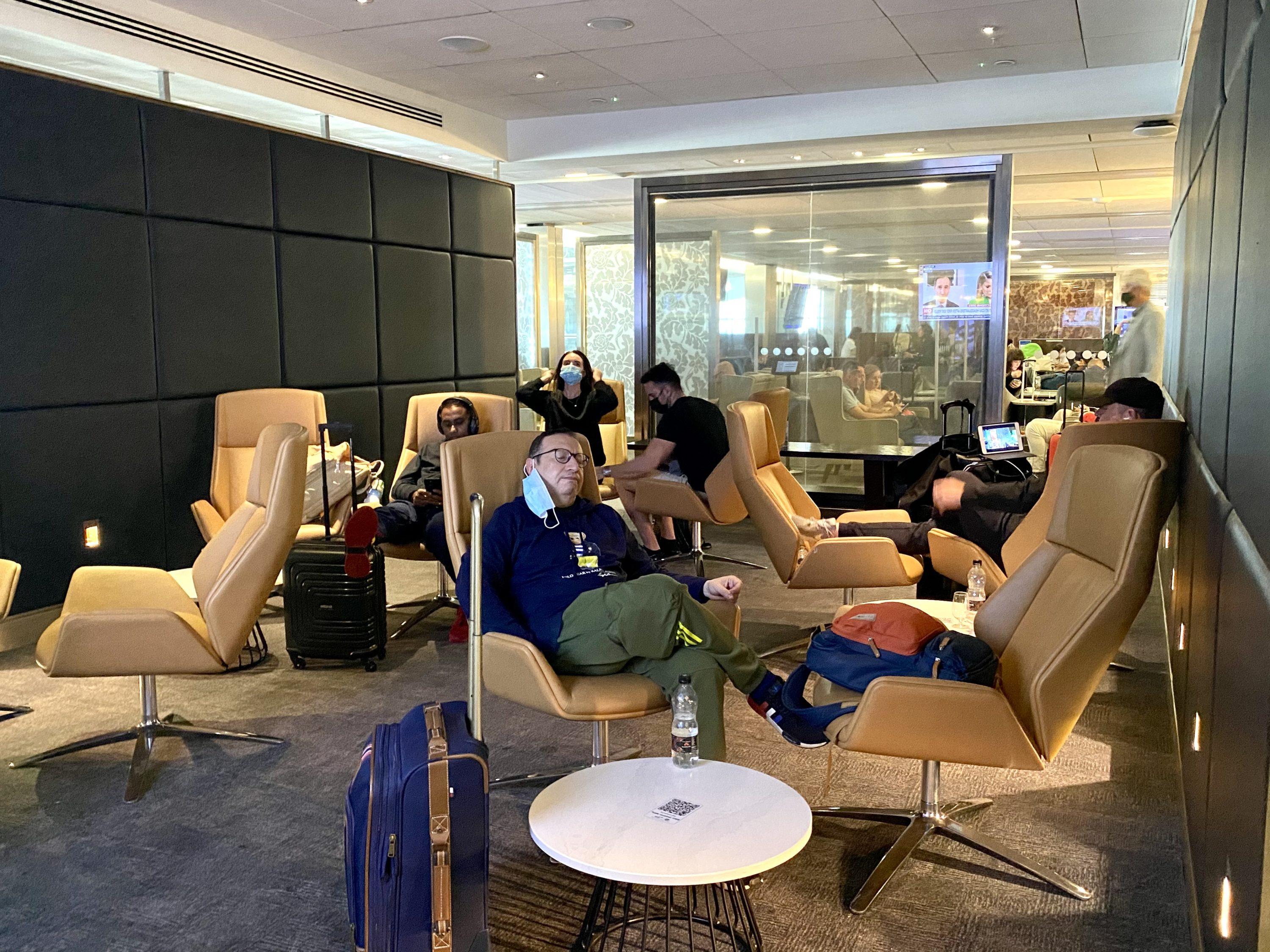 British Airways Galleries South Lounge seating