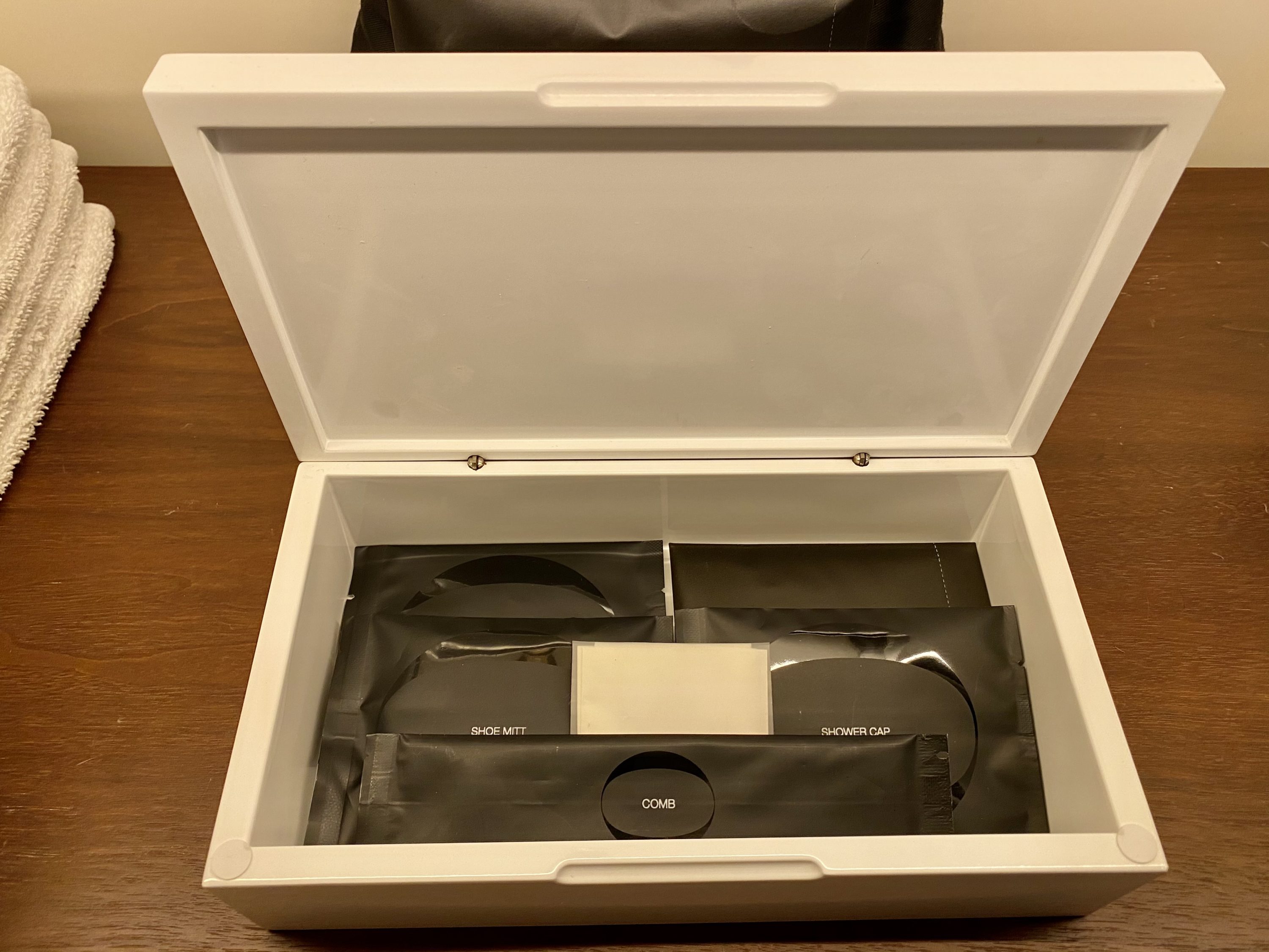 The Barcelona EDITION Deluxe Room bathroom amenities