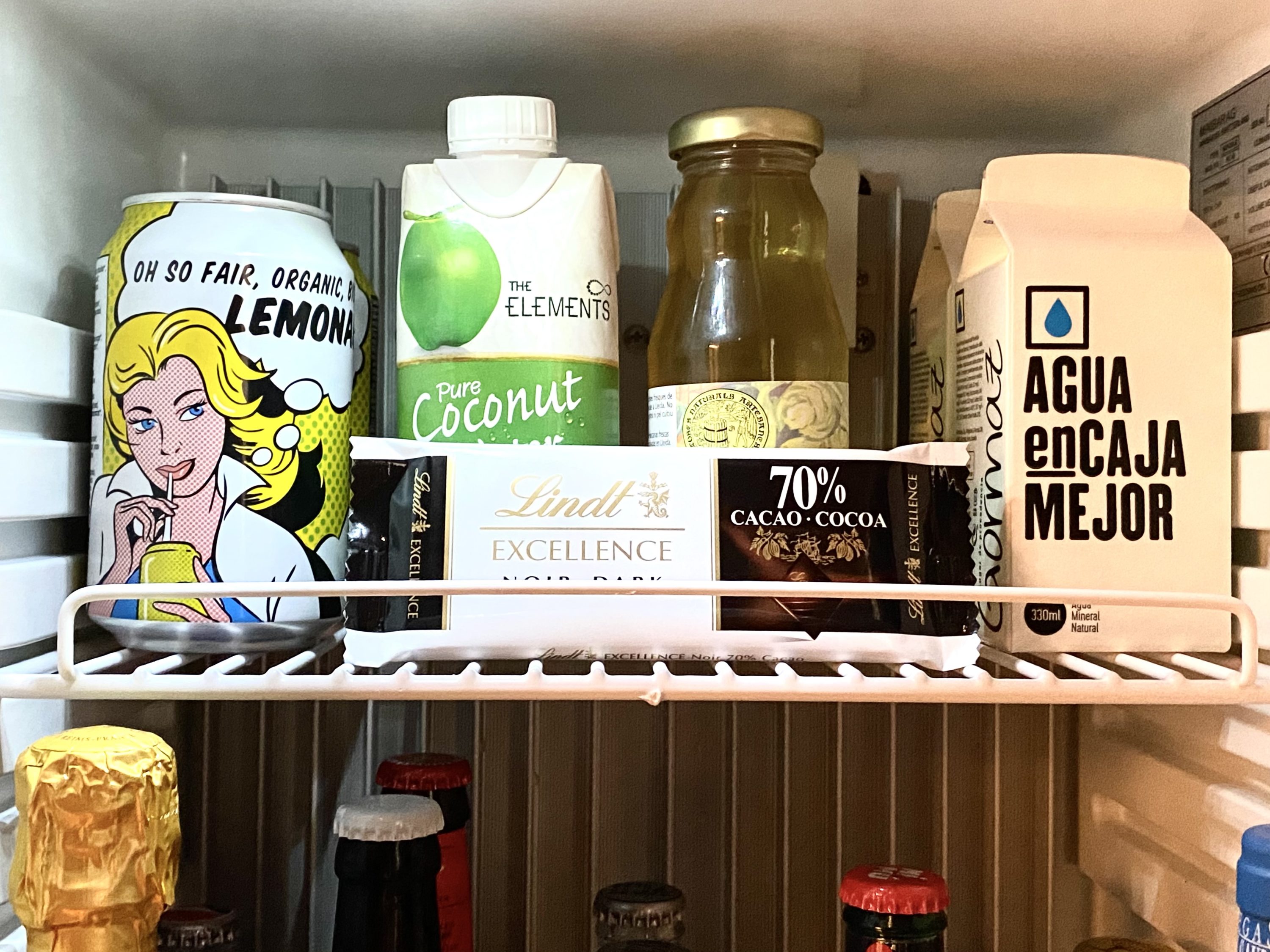 The Barcelona EDITION Deluxe Room 805 minibar