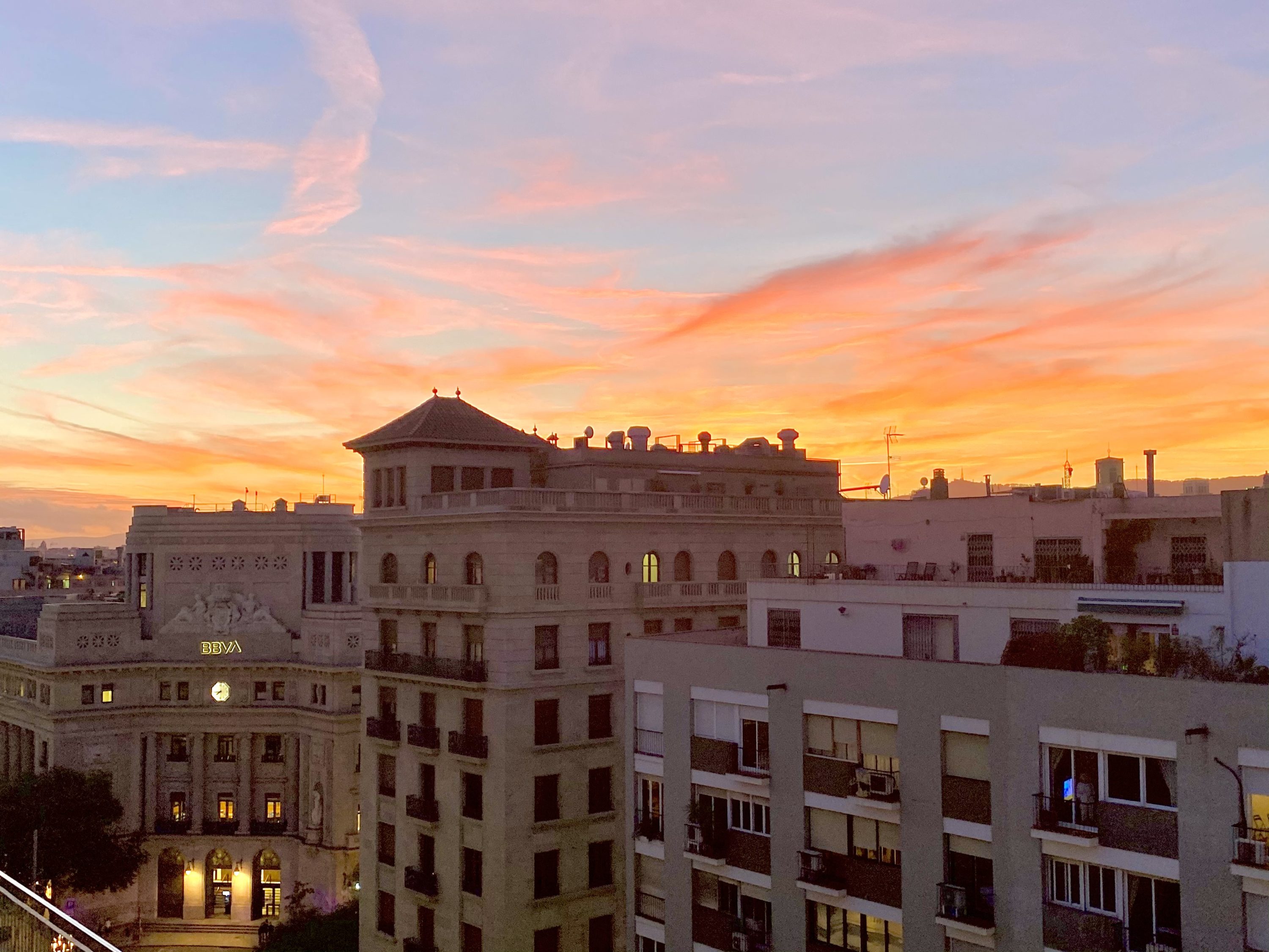 The Barcelona EDITION The Roof sunset