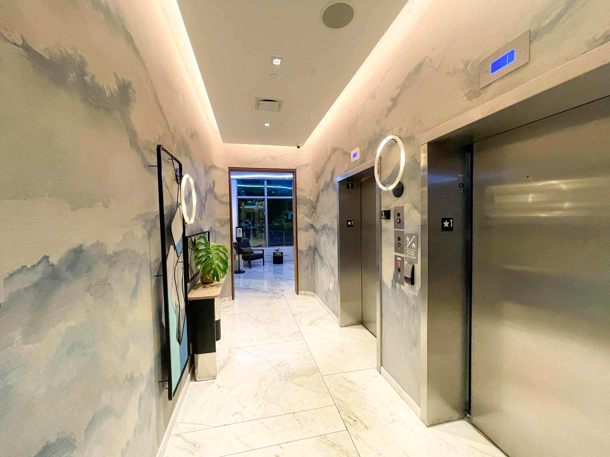 Kimpton Palomar South Beach elevators
