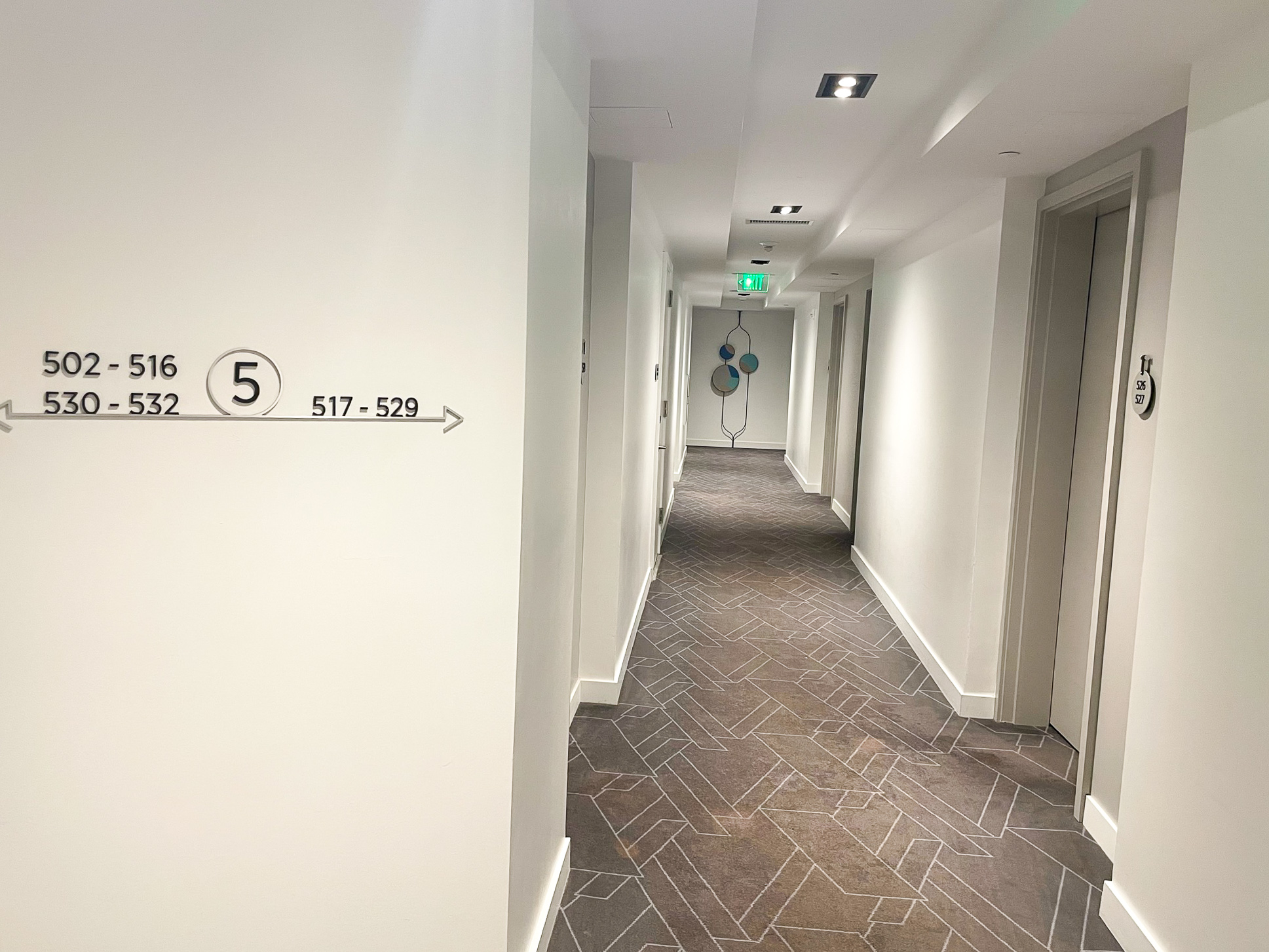 Kimpton Palomar South Beach hallway