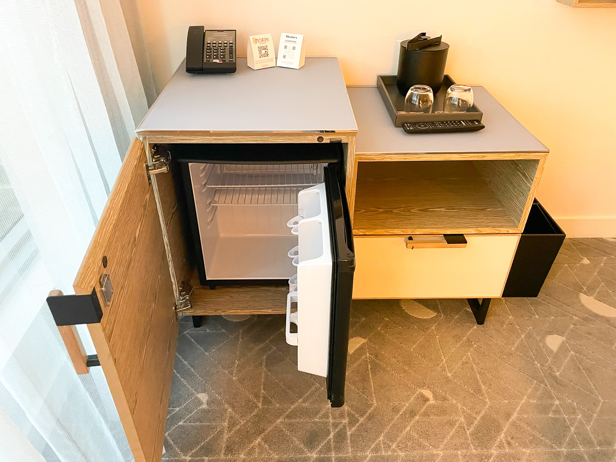 Kimpton Palomar South Beach mini bar