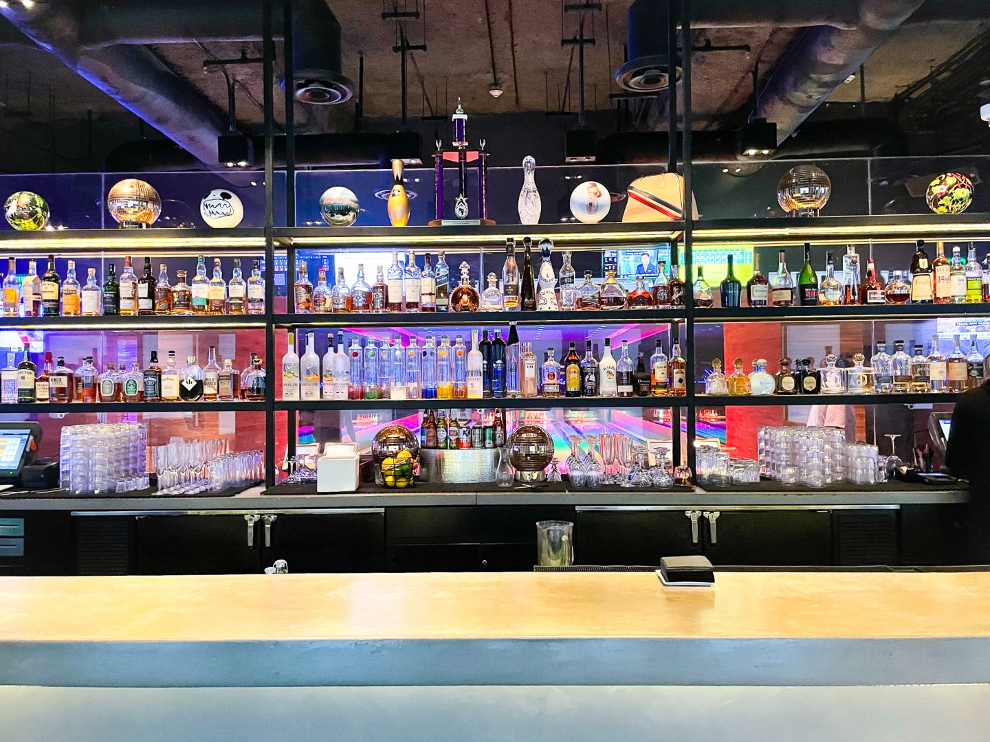 The Miami Beach EDITION Basement bowl bar 