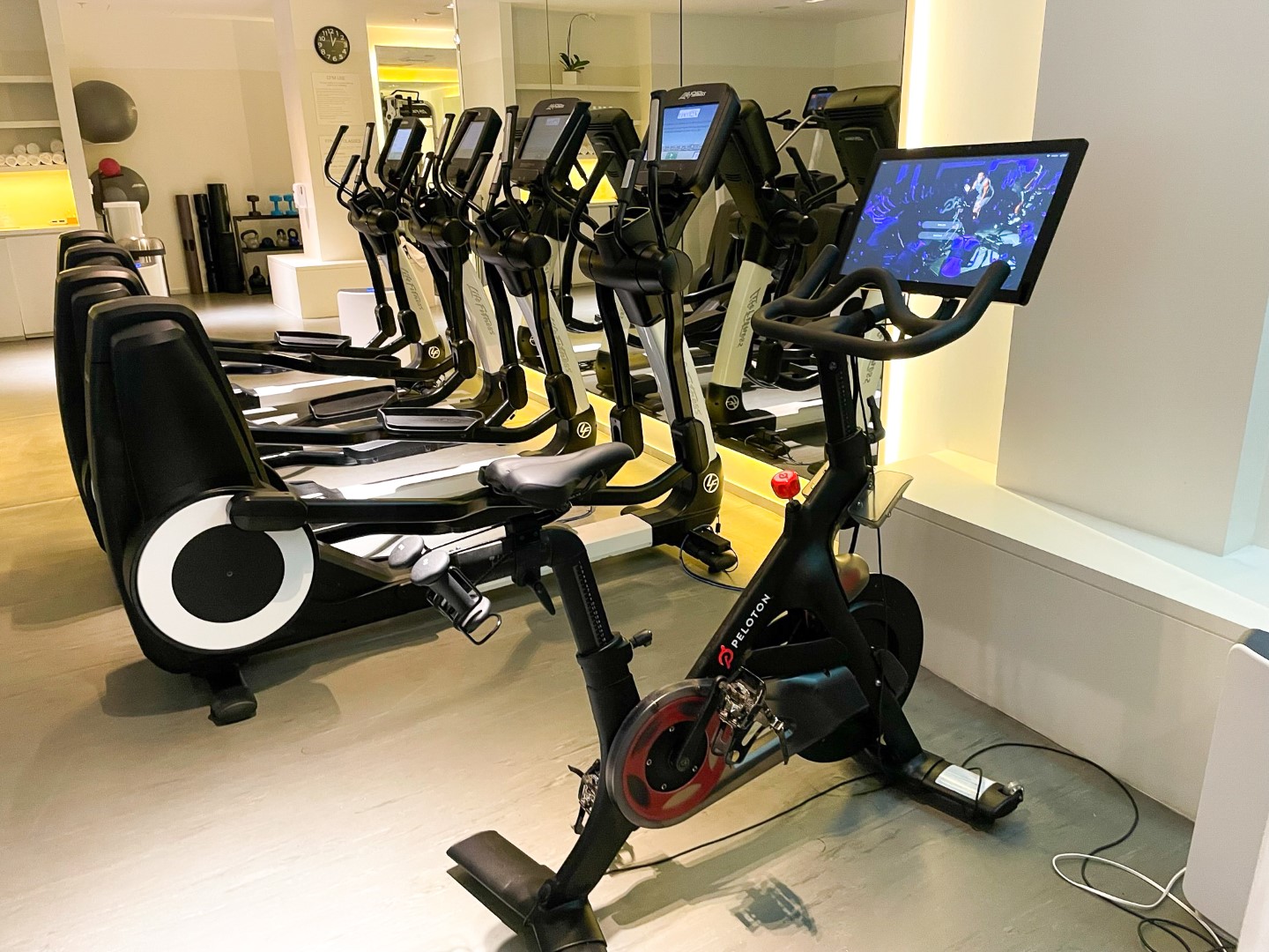 The Miami Beach EDITION Peloton bike 